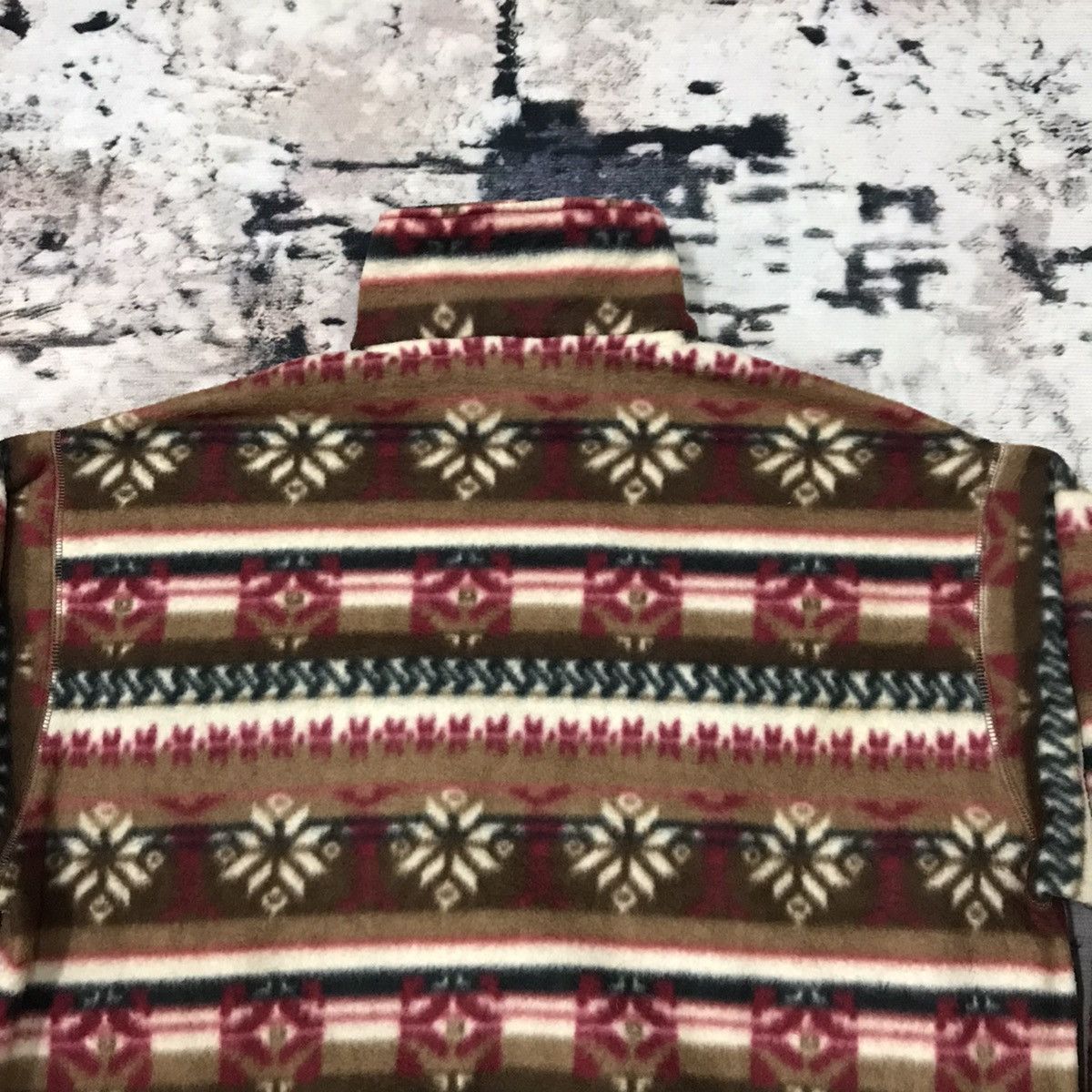 Japanese Brand × Native Vintage United Gear Native Navajo Fleece Sweater Jacket Size US L / EU 52-54 / 3 - 9 Thumbnail