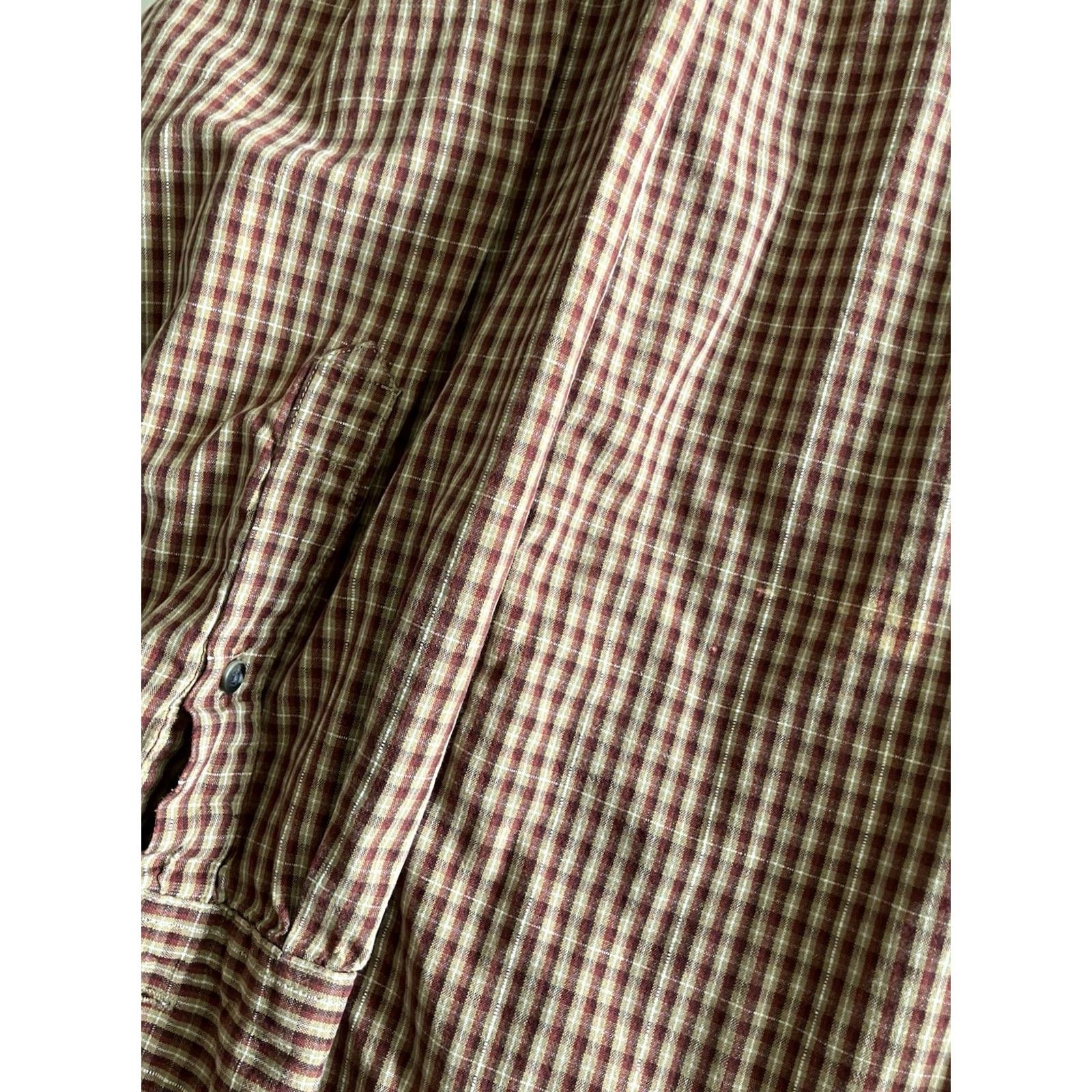 Vintage Columbia Shirt Mens Medium Red Plaid Button-Down Long Sleeve Cotton Pocket Shirt Size US M / EU 48-50 / 2 - 5 Thumbnail