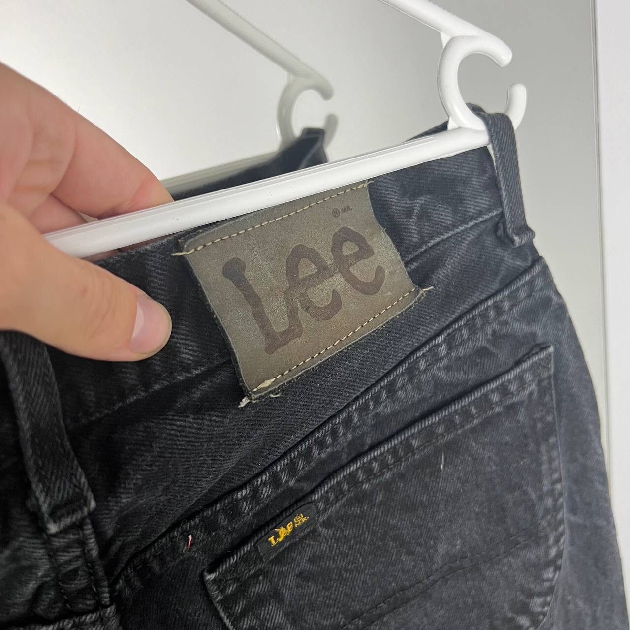 Lee Vintage Denim Pants Lee Jeans Y2k Baggy Dark Gray Size US 33 - 4 Thumbnail
