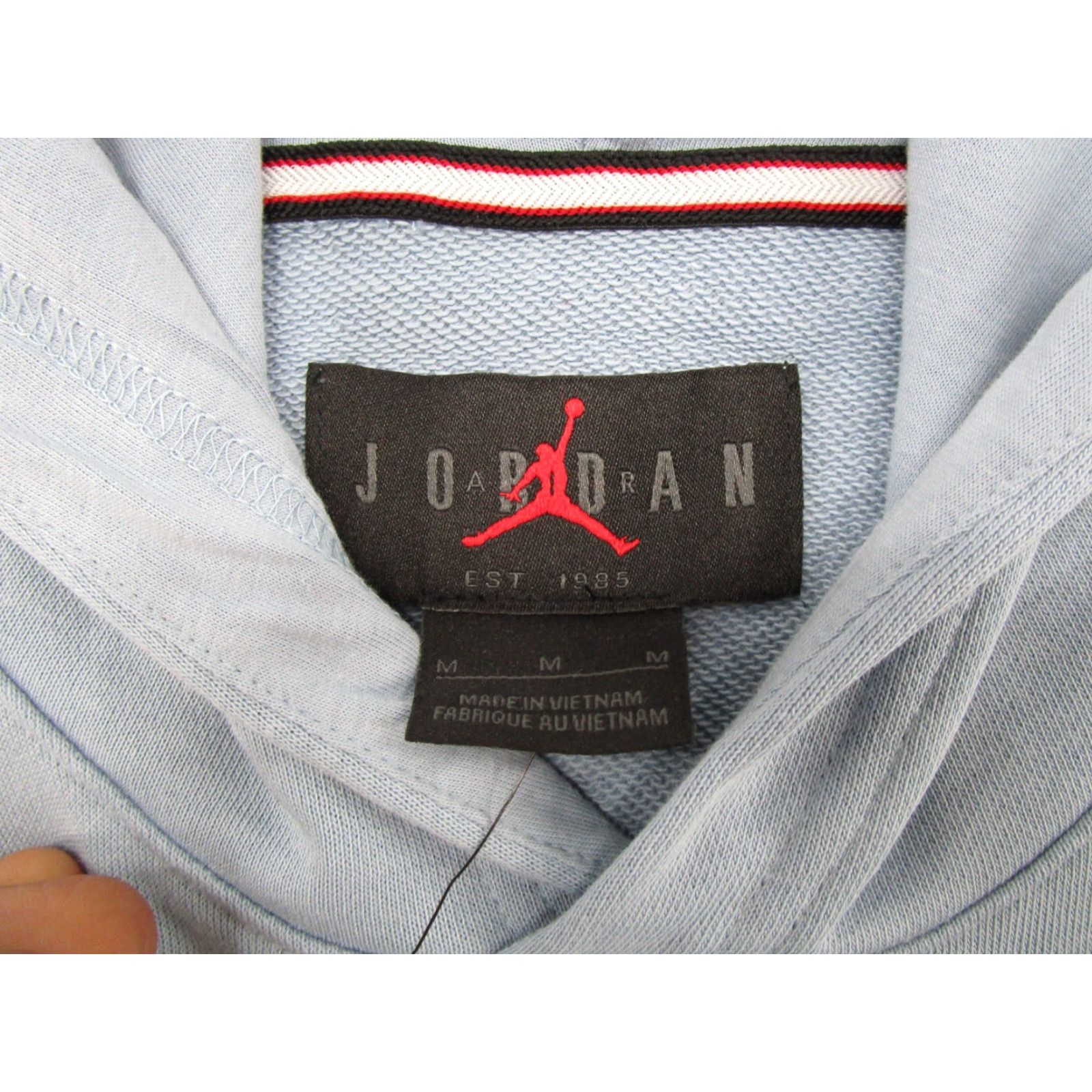 Jordan Brand Jordan Hoodie Size M Blue Flight MVP Fleece Pullover NEW Mens Size US M / EU 48-50 / 2 - 4 Thumbnail