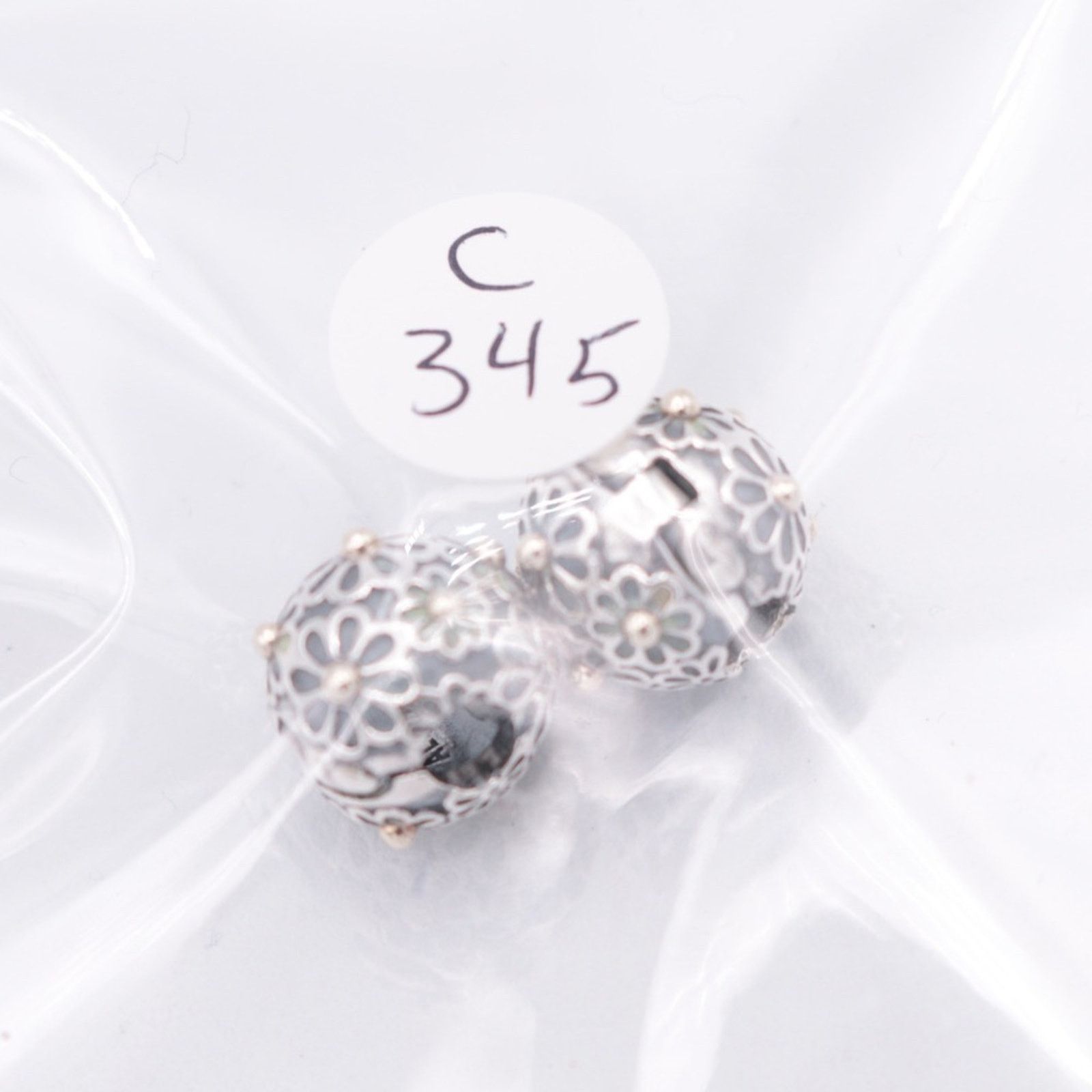 pandora Authentic PANDORA Lazy Daisy Clip with 14K Gold Size ONE SIZE - 9 Thumbnail