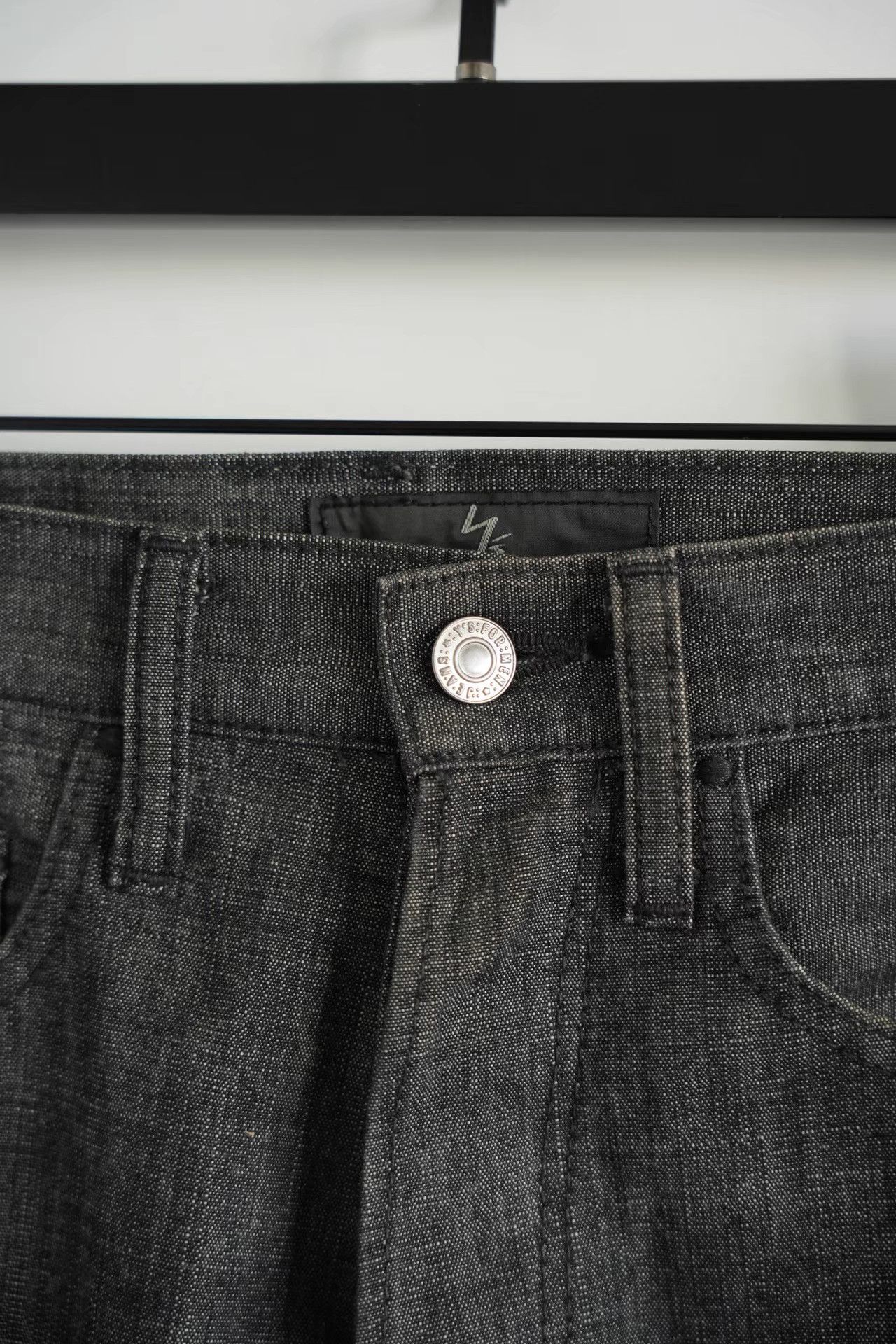 Yohji Yamamoto Yohji Yamamoto 05aw Slub Washed Cropped Jeans K4 Size US 33 - 3 Thumbnail