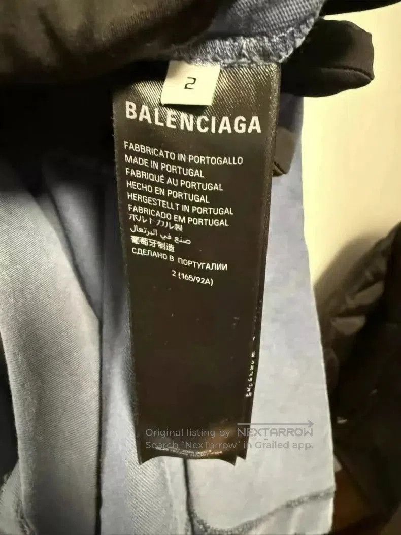 Balenciaga Balenciaga Blue Flame Short Sleeve Tee. Size US S / EU 44-46 / 1 - 4 Thumbnail