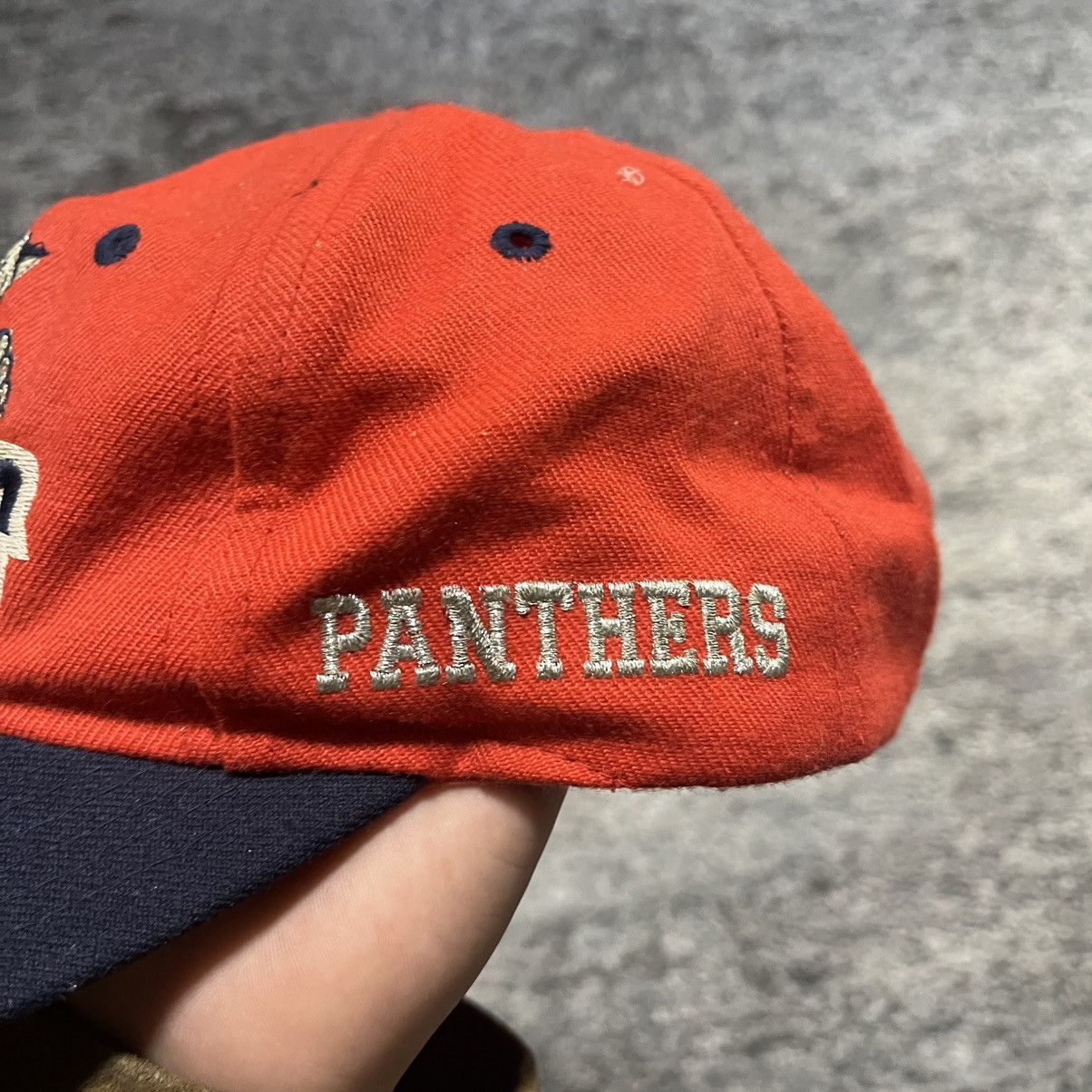 NHL Vintage 90s Florida Panthers NFL Embroidered Snapback Hat Size ONE SIZE - 4 Thumbnail