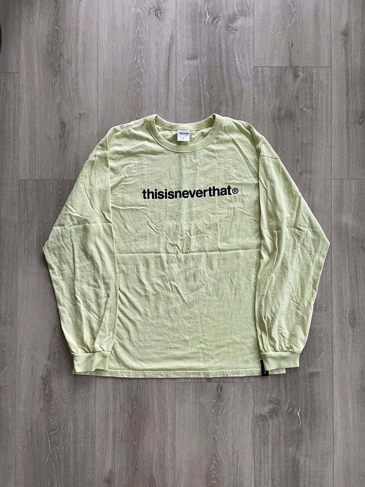 thisisneverthat Lime longsleeve XL Size US XL / EU 56 / 4 - 1 Thumbnail