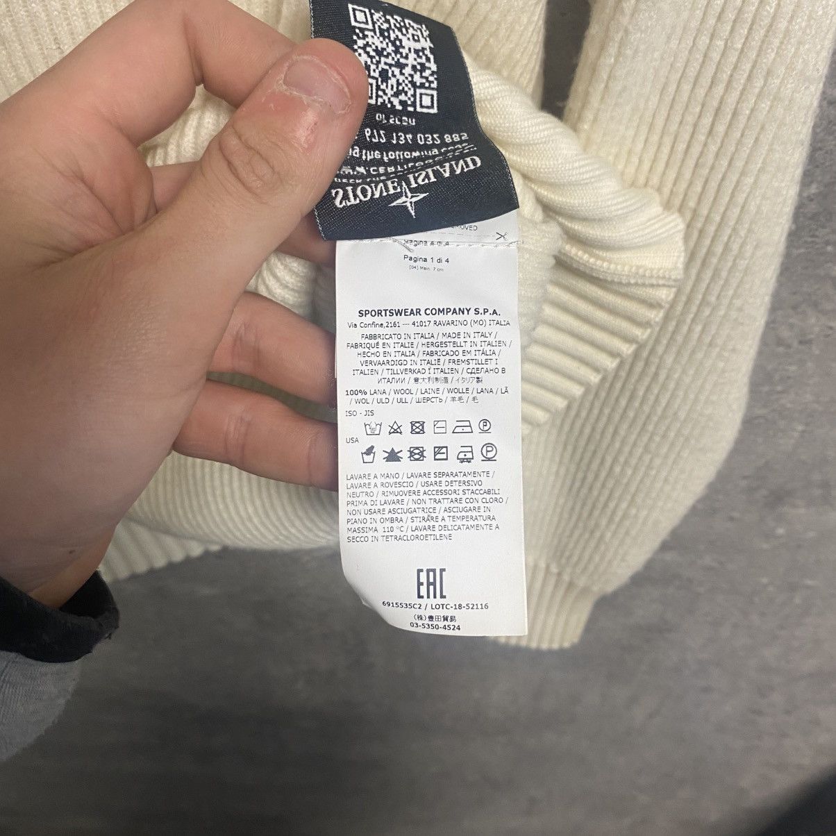 Stone Island Stone Island Turtle Sweater Vintage Size US L / EU 52-54 / 3 - 8 Thumbnail