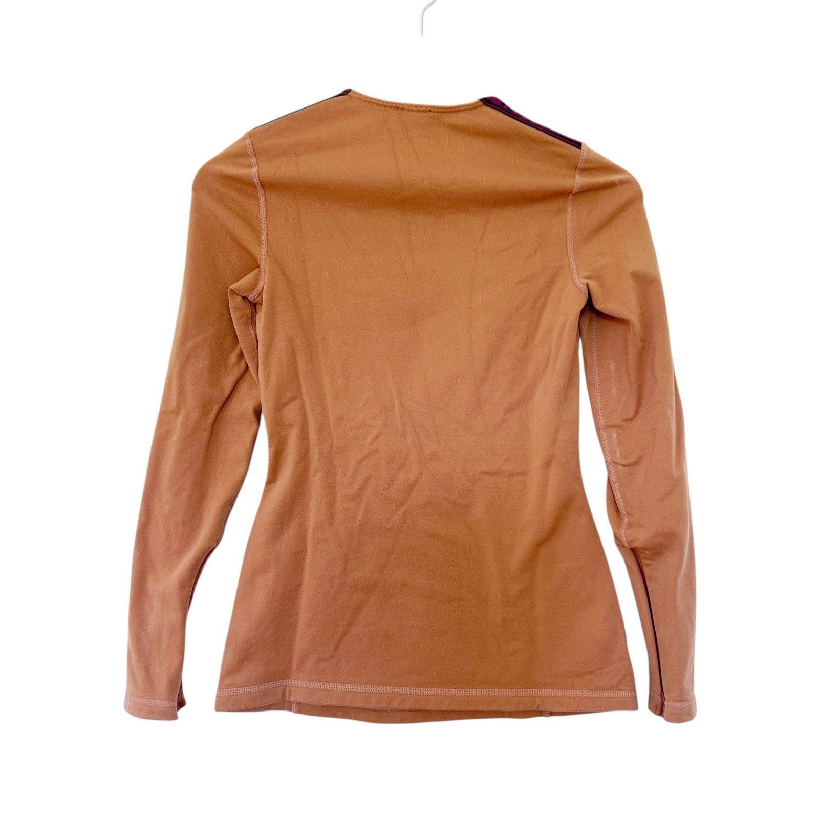 Wolford Wolford Tan Long Sleeve Shirt Sz S Size S / US 4 / IT 40 - 6 Thumbnail