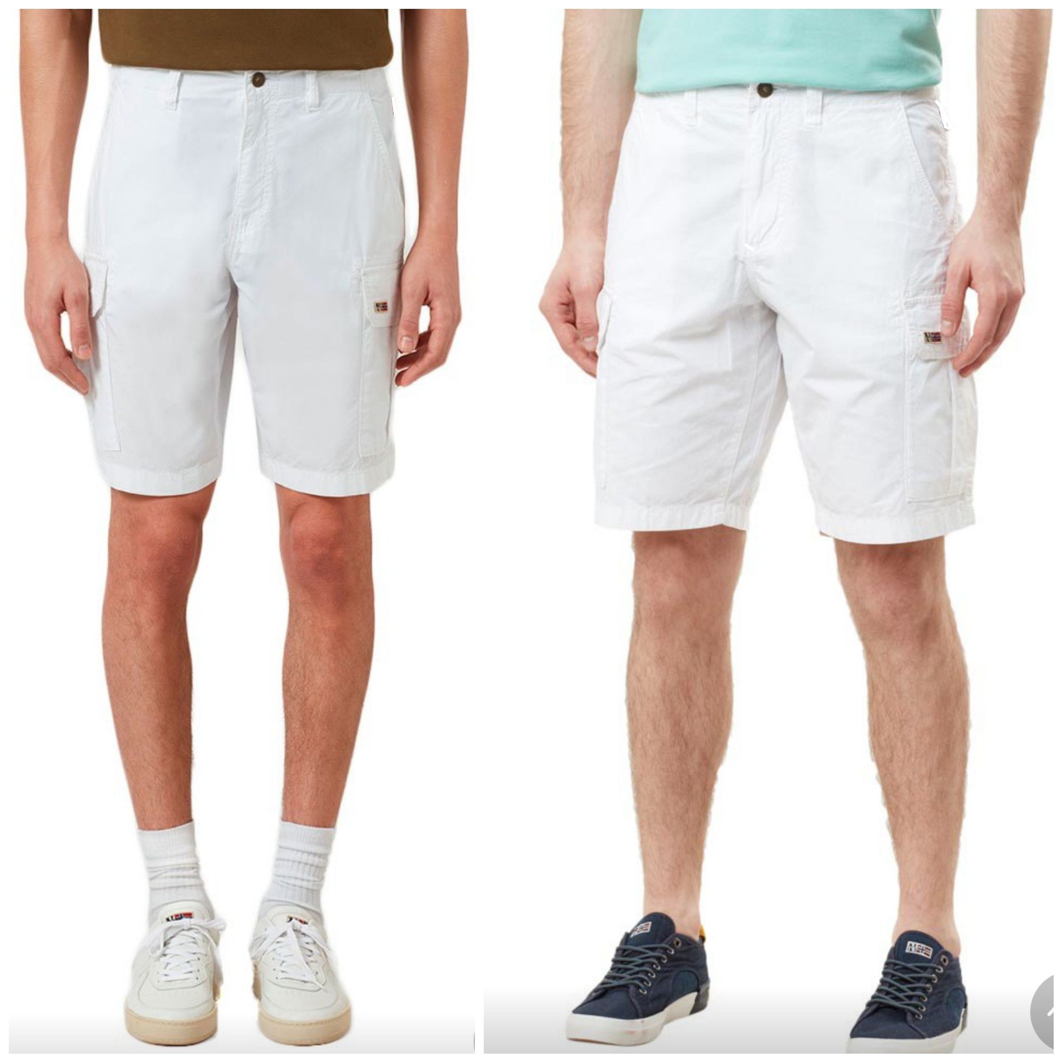 Napapijri Napapijri Noto Combat Geographic Cargo Mid Slim Shorts Size US 32 / EU 48 - 2 Thumbnail