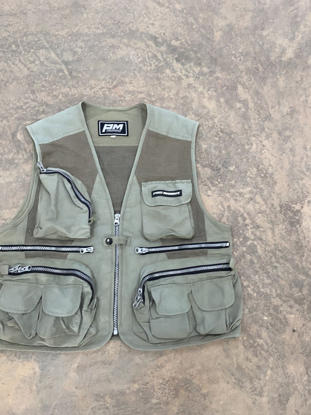 Vintage Pro Marine Utility Cargo Vest Multi Pocket 90s Size US M / EU 48-50 / 2 - 18 Thumbnail