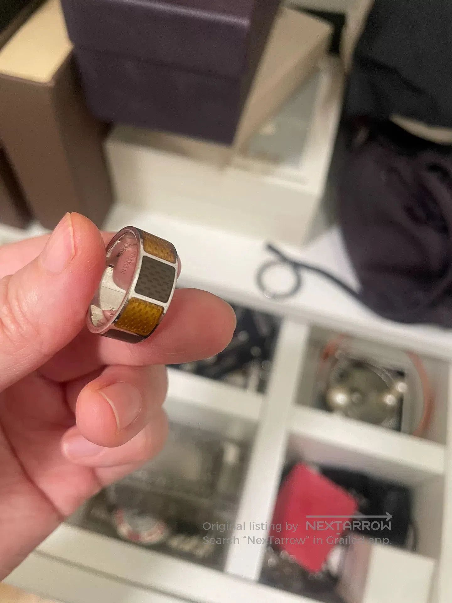 Louis Vuitton Louis Vuitton Ring Size S. Size ONE SIZE - 5 Thumbnail
