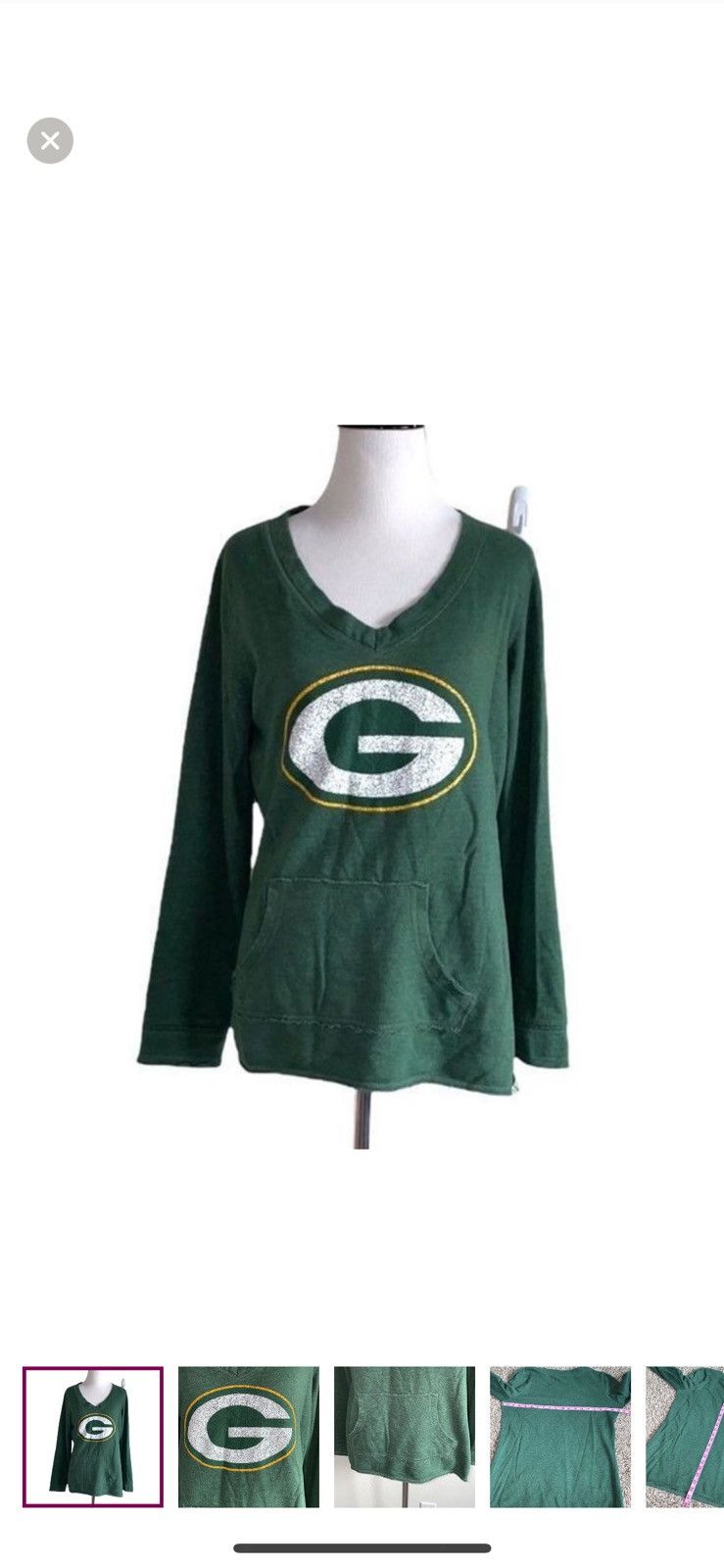 NFL NFL Green Bay packers medium v neck sweatshirt Size M / US 6-8 / IT 42-44 - 1 Thumbnail