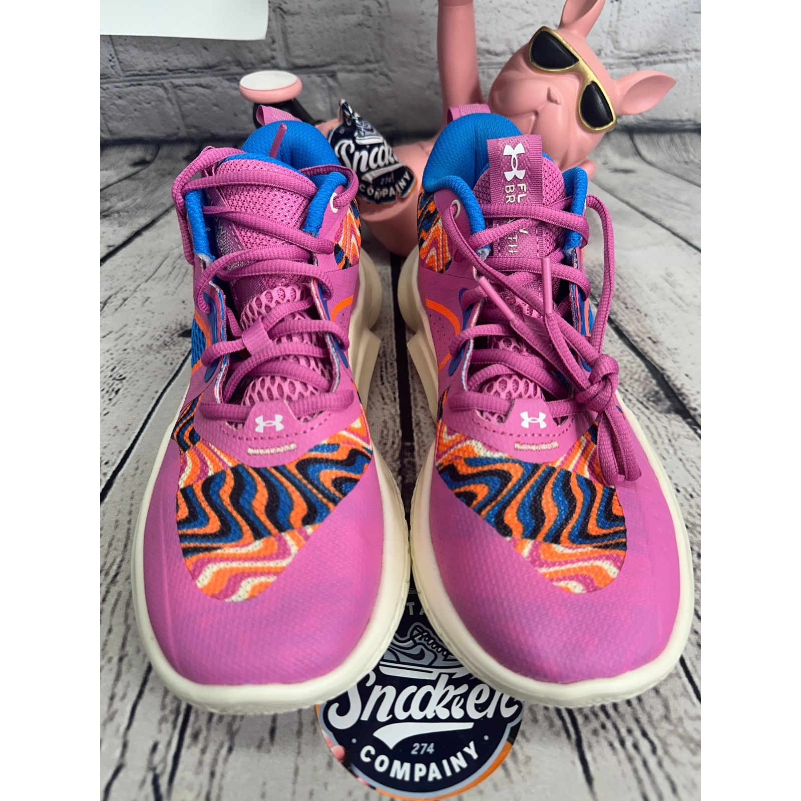 Under Armour Under Armour HOVR Havoc 5 Glow Basketball Shoes Womens 8 Size US 8 / IT 38 - 2 Thumbnail