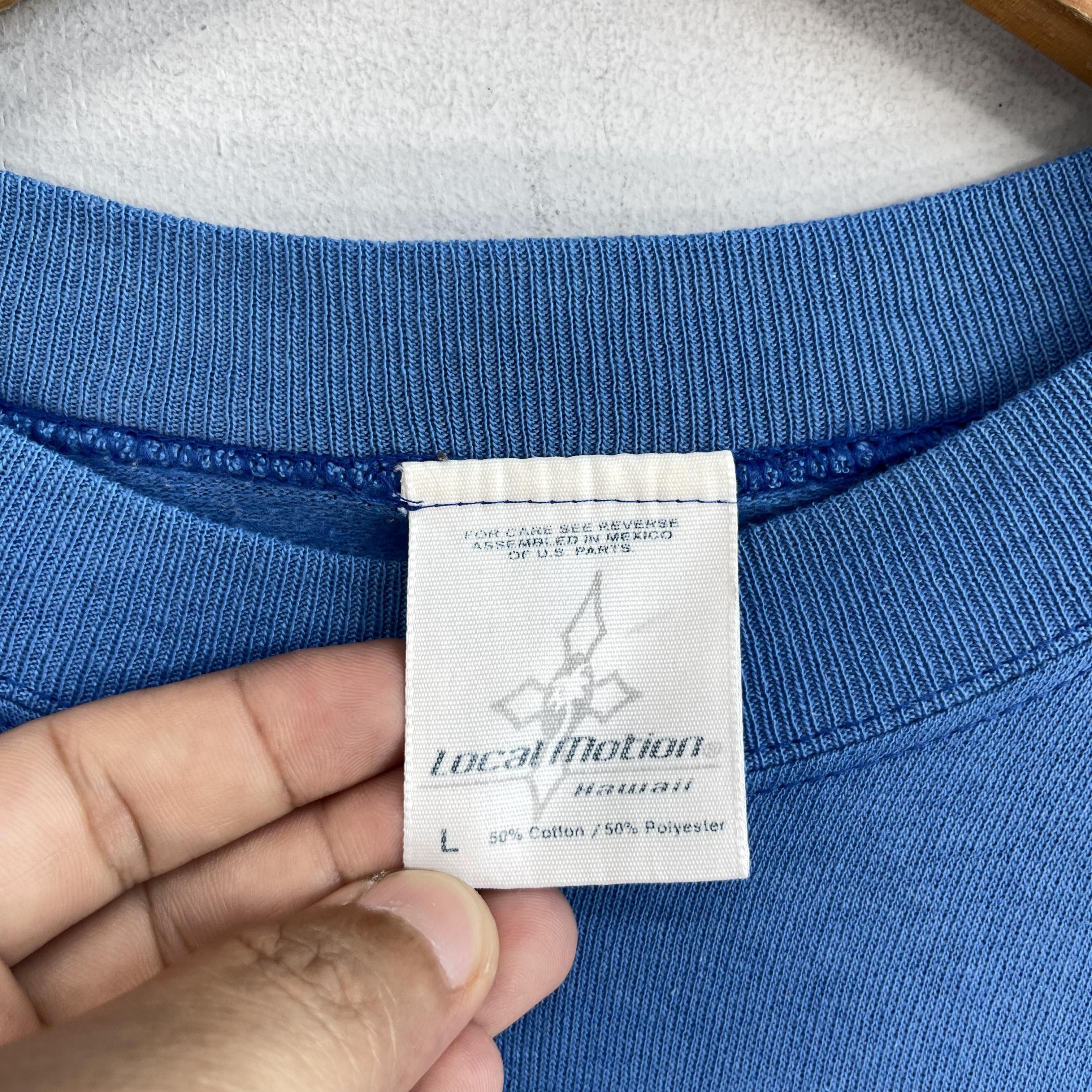 Vintage Vintage 80's LOCAL MOTION Hawaii Back Hit Logo Sweatshirt Size US L / EU 52-54 / 3 - 8 Thumbnail