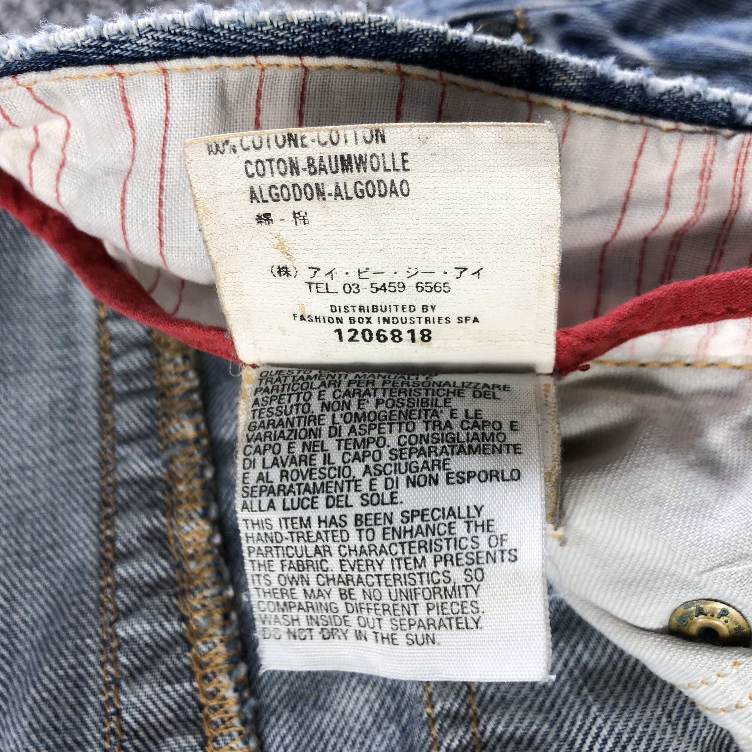 Replay Replay Jeans Ripped Faded Blue Denim KJ2489 Size US 29 - 10 Thumbnail