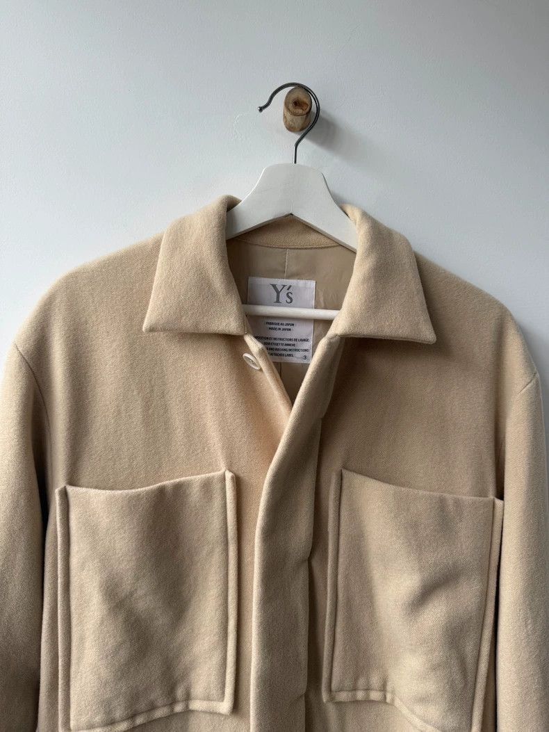 Yohji Yamamoto Yohji Yamamoto Yohji Yamamoto Y's Wool Overcoat Size US L / EU 52-54 / 3 - 3 Thumbnail