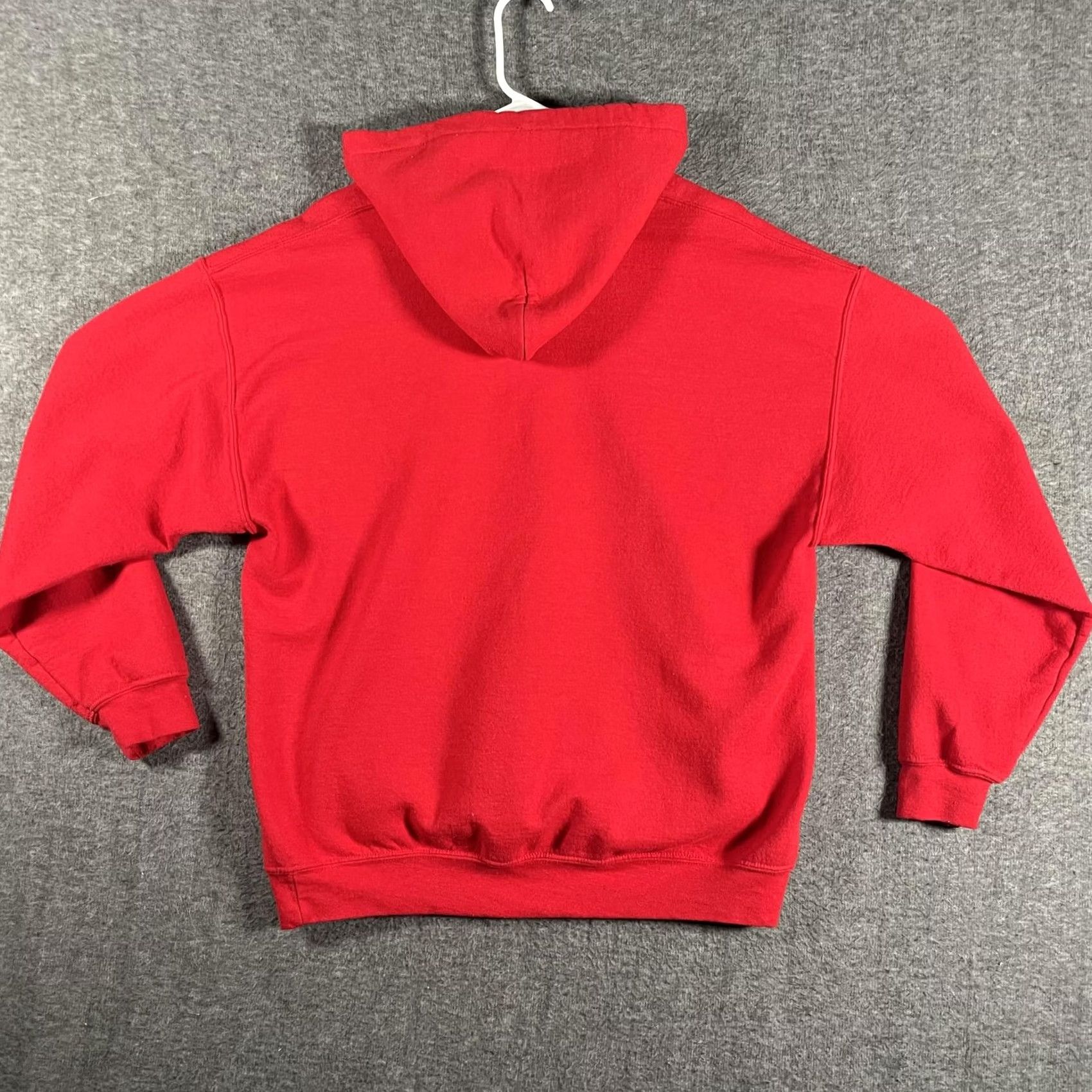 Gildan Not Today Satan Hoodie Mens Large Red GOD FAITH Christian Pullover Y2K Funny Size US L / EU 52-54 / 3 - 3 Thumbnail