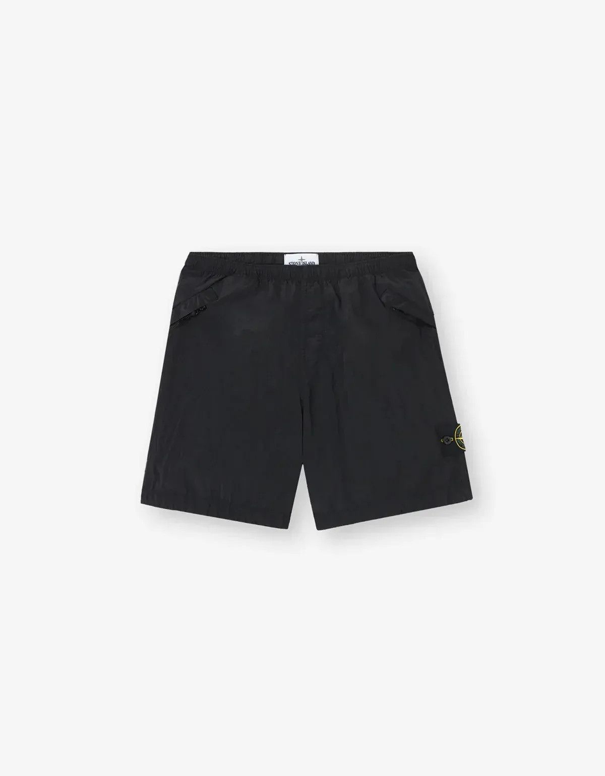 Stone Island Stone Island Black Nylon Metal Shorts Size US 31 - 1 Thumbnail