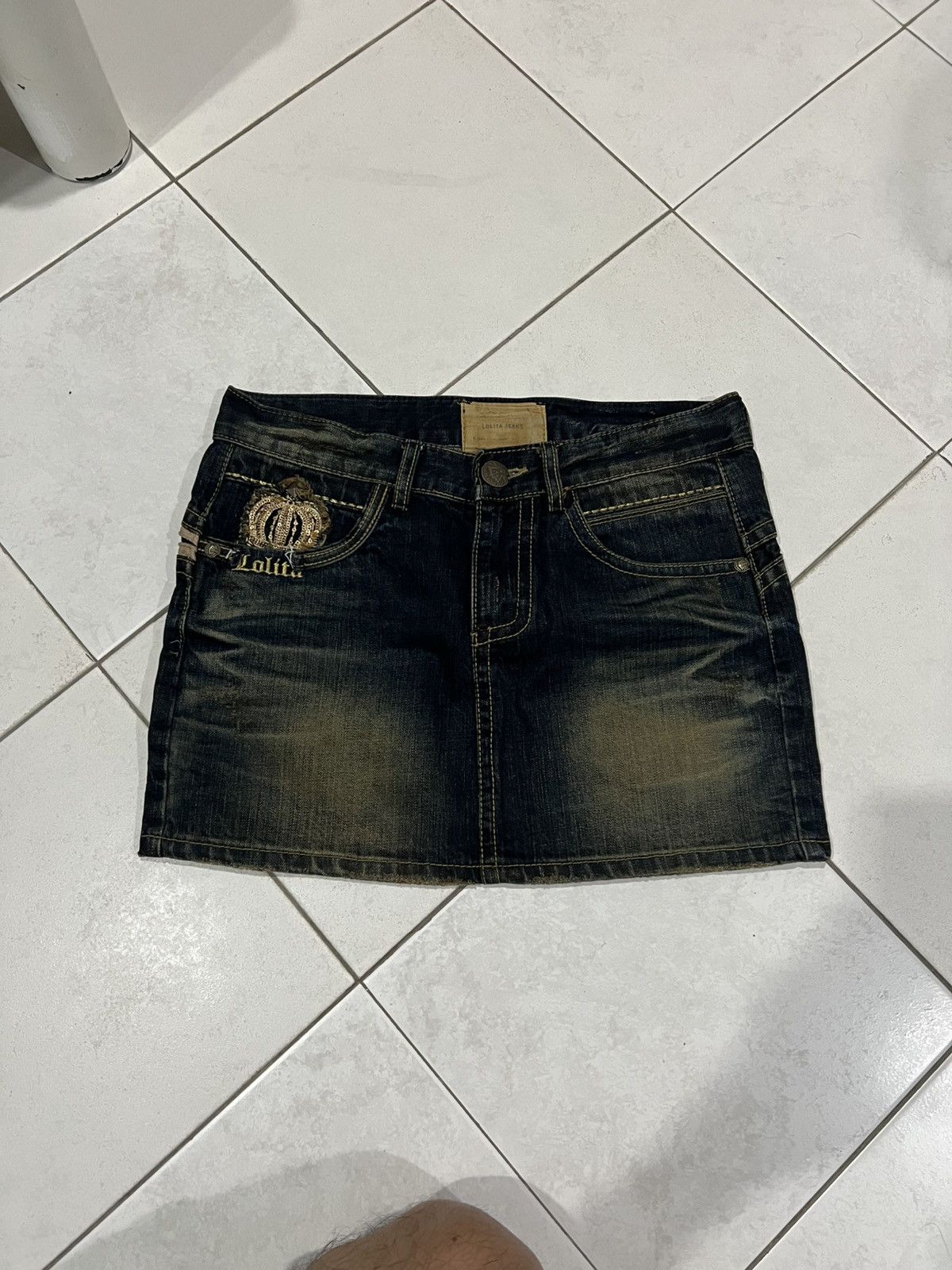 Japanese Brand Y2K Lolita Jeans Japanese Mini Skirt Size 32" / US 10 / IT 46 - 6 Thumbnail