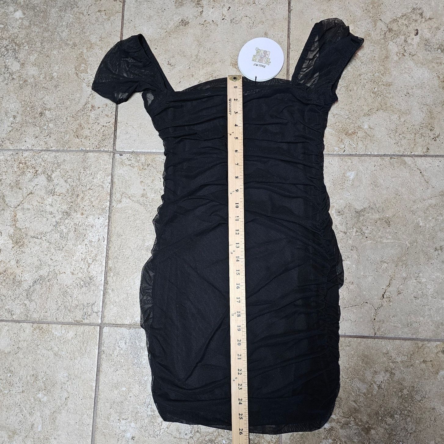 PRINCESS POLLY NWT Princess Polly Chani Mini Dress Black Size 6 Size M / US 6-8 / IT 42-44 - 11 Thumbnail