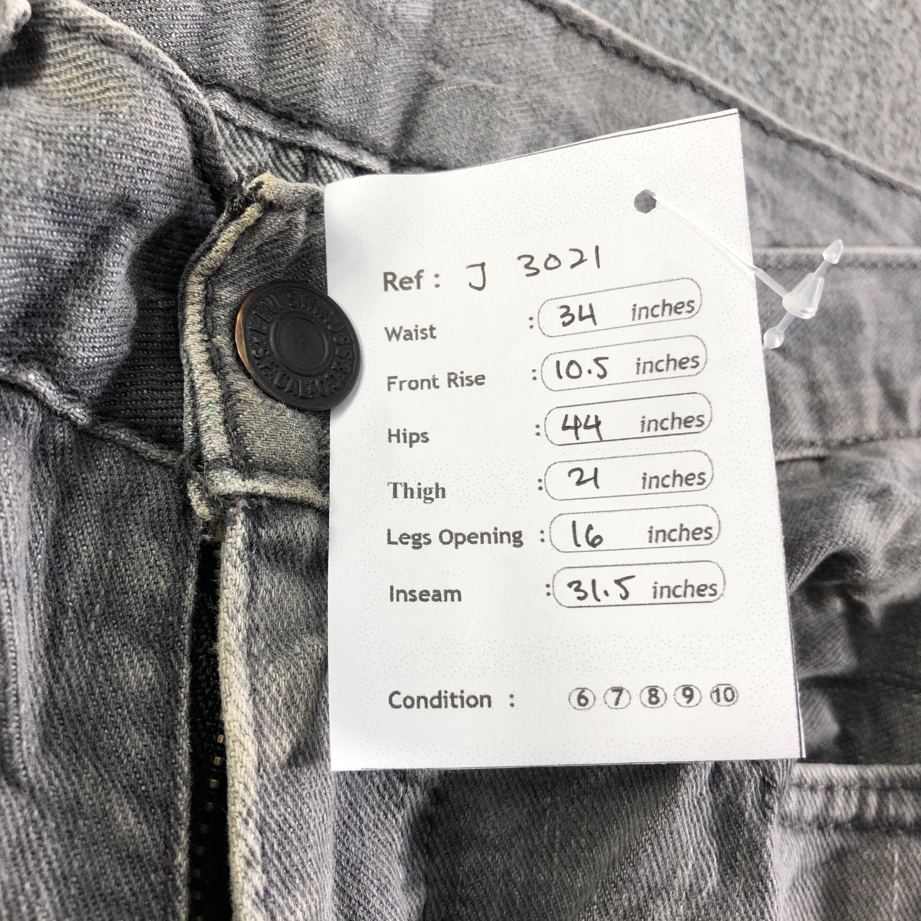 Levi's Vintage Levis 514 Jeans-J3021 Size US 34 / EU 50 - 13 Thumbnail
