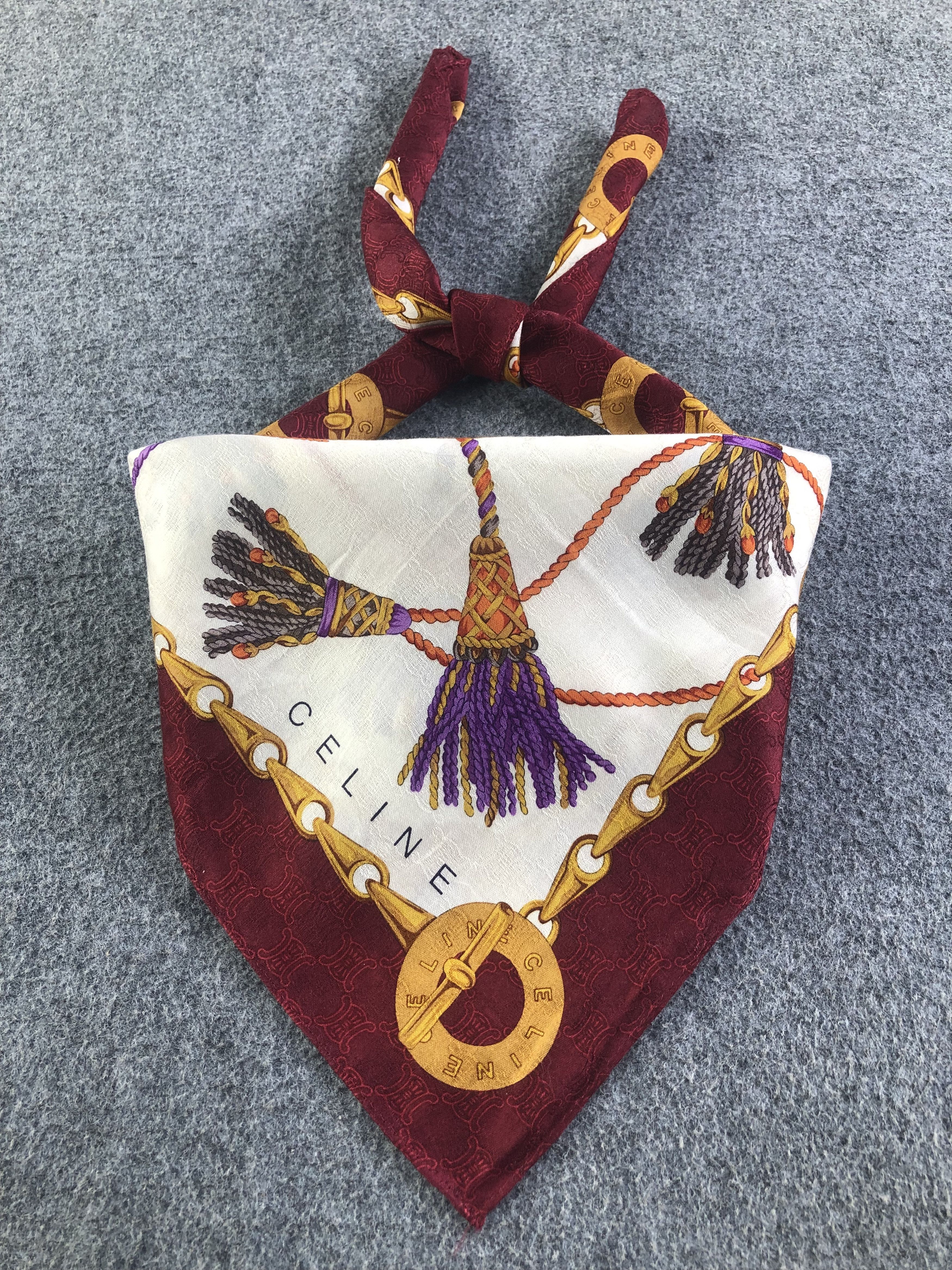 Celine Celine Handkerchief / Bandana / Neckerchief / Headscarf Size ONE SIZE - 1 Thumbnail