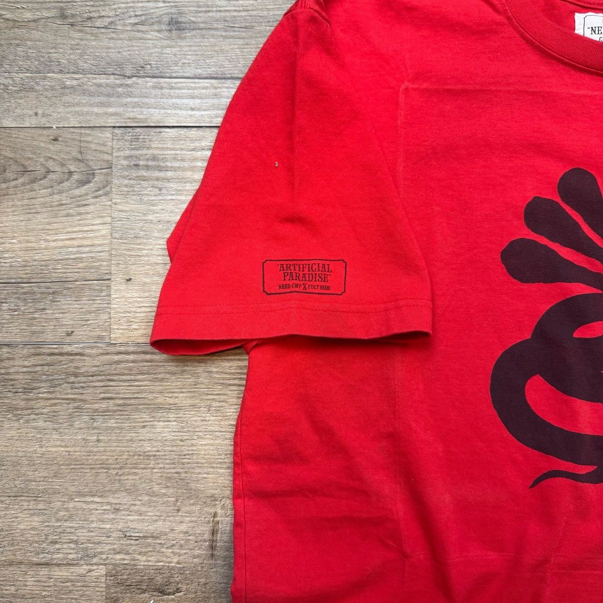 Neighborhood Neighborhood x FUCT SSDD “Artificial Paradise” Tee (Red) Size US XL / EU 56 / 4 - 3 Thumbnail