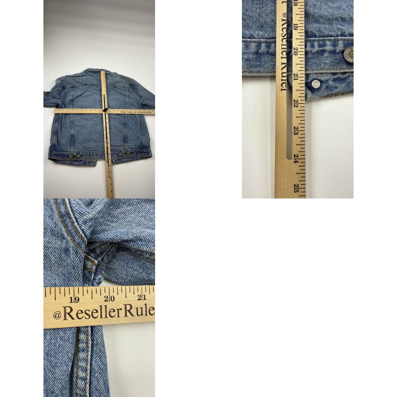Denime VINTAGE J. Galt Denim Jacket Womens Small Blue Trucker Jean Coat Casual 90s Grunge Size 28" / US 6 / IT 42 - 8 Thumbnail