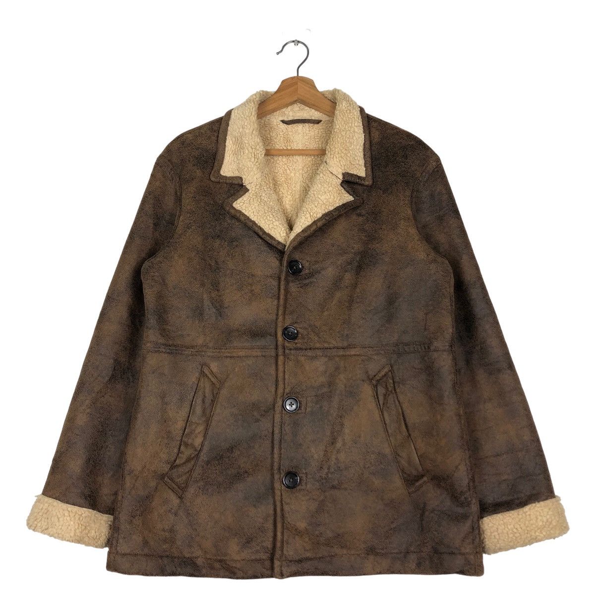 Japanese Brand 🔥Vintage Biker Shearling Mink Fur GU Japan Issey Miyake Size US M / EU 48-50 / 2 - 1 Thumbnail