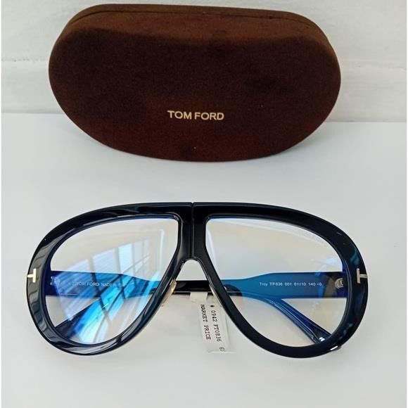 Tom Ford New Authentic- TOM FORD TROY TF836 Oversized Eyeglasses","de Size ONE SIZE - 7 Thumbnail