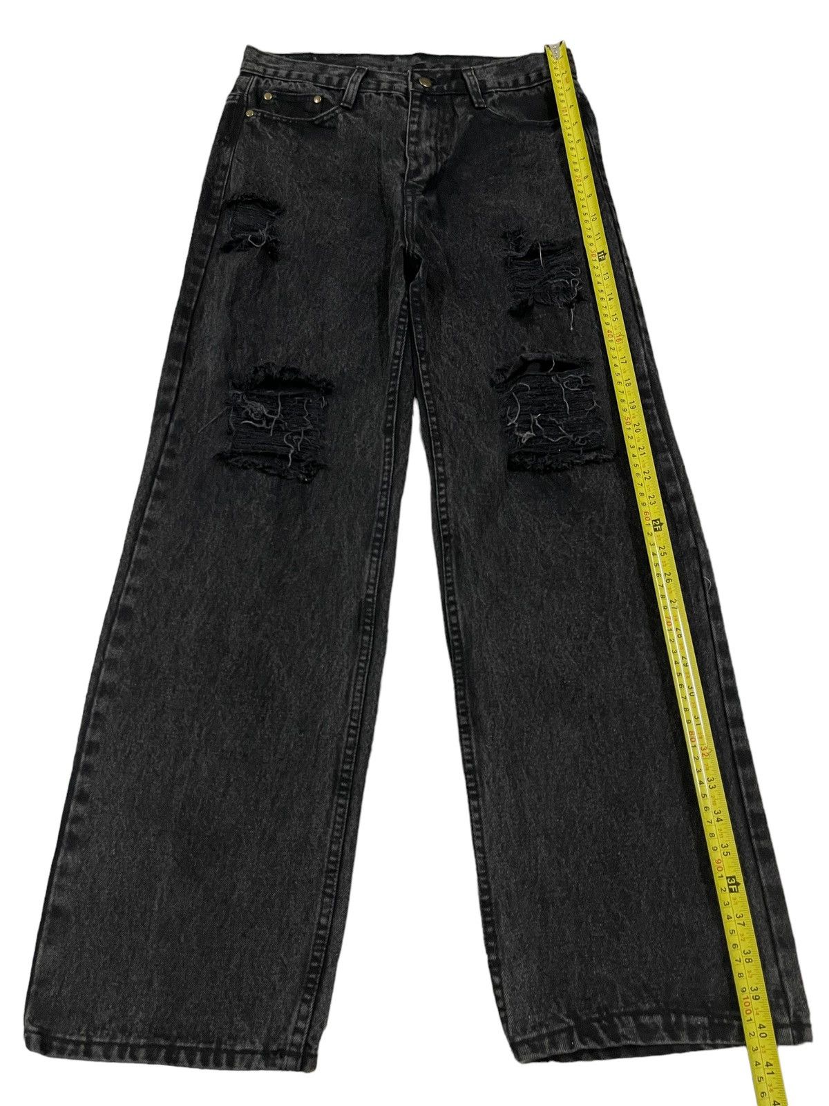 Japanese Brand Vintage Japanese Brand Distressed Style Baggy Jeans Size US 30 / EU 46 - 8 Thumbnail