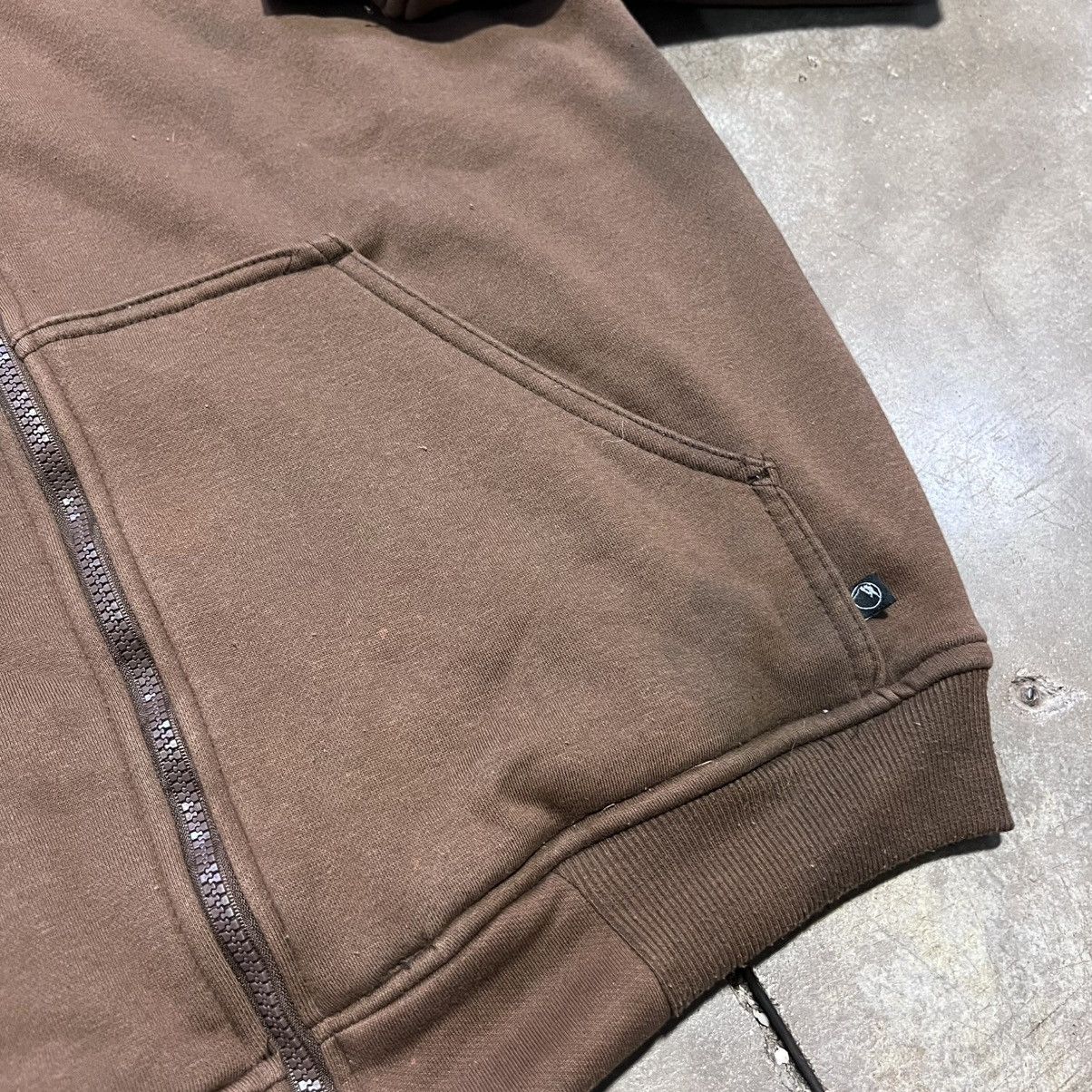 Vintage Vintage Berne Thermal Lined Zip Up Hoodie Double Face Faded Size US L / EU 52-54 / 3 - 8 Thumbnail