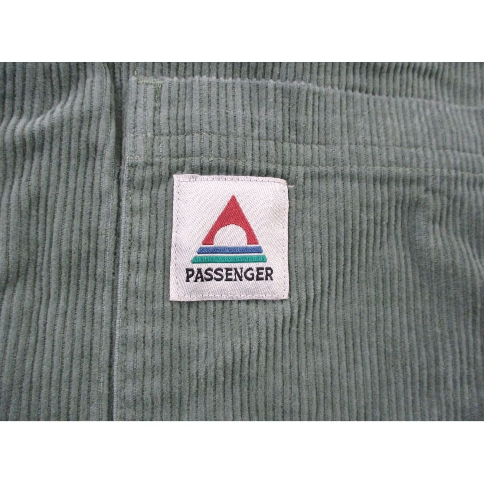 Vintage Passenger Shirt Mens L Green Corduroy Button-Up Casual Beach Summer Leather? Size US L / EU 52-54 / 3 - 7 Thumbnail
