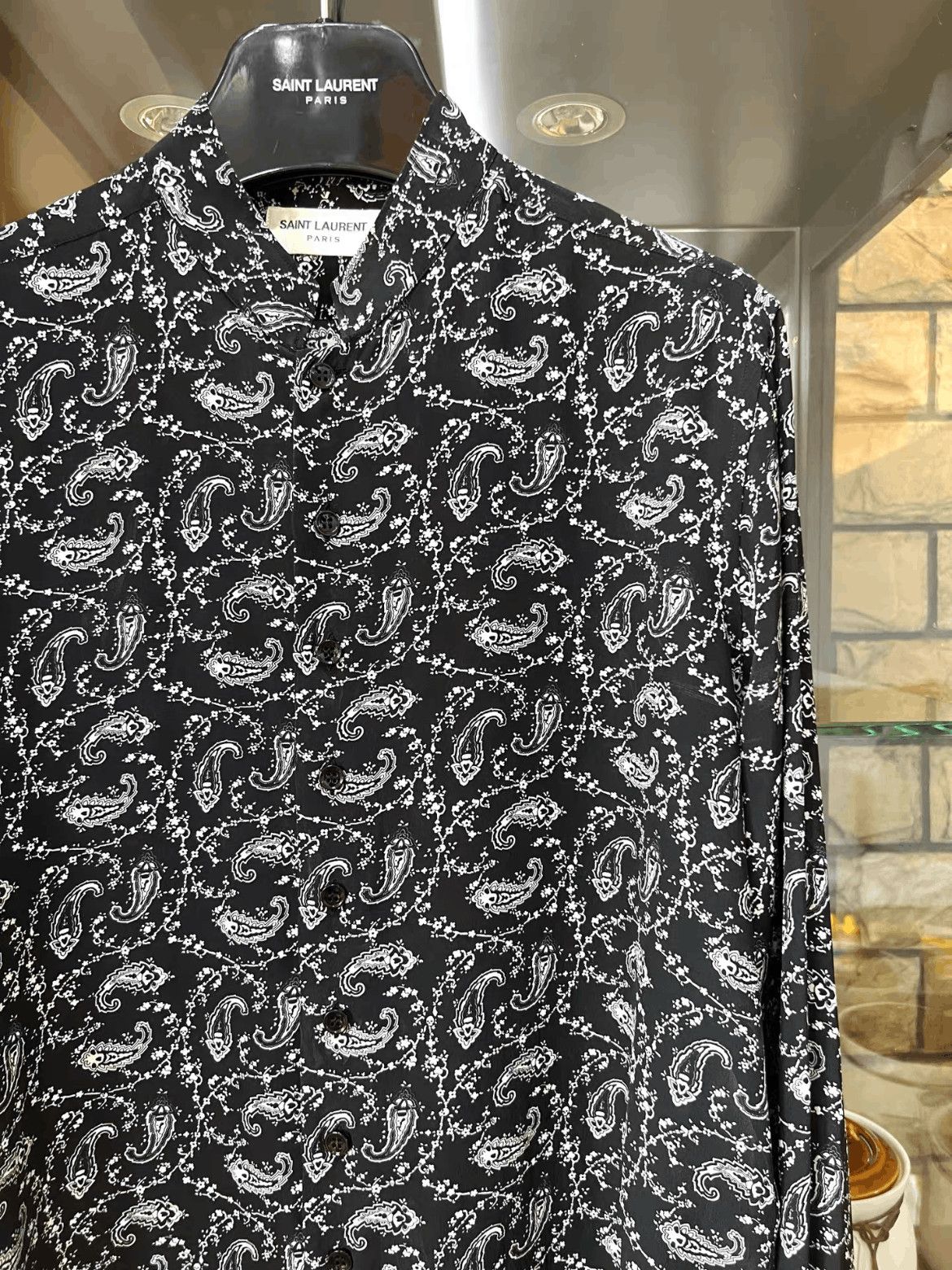 Saint Laurent Paris Saint Laurent Paris Sz 39 Saint Laurent Paris 15SS Bandann Size US M / EU 48-50 / 2 - 2 Thumbnail