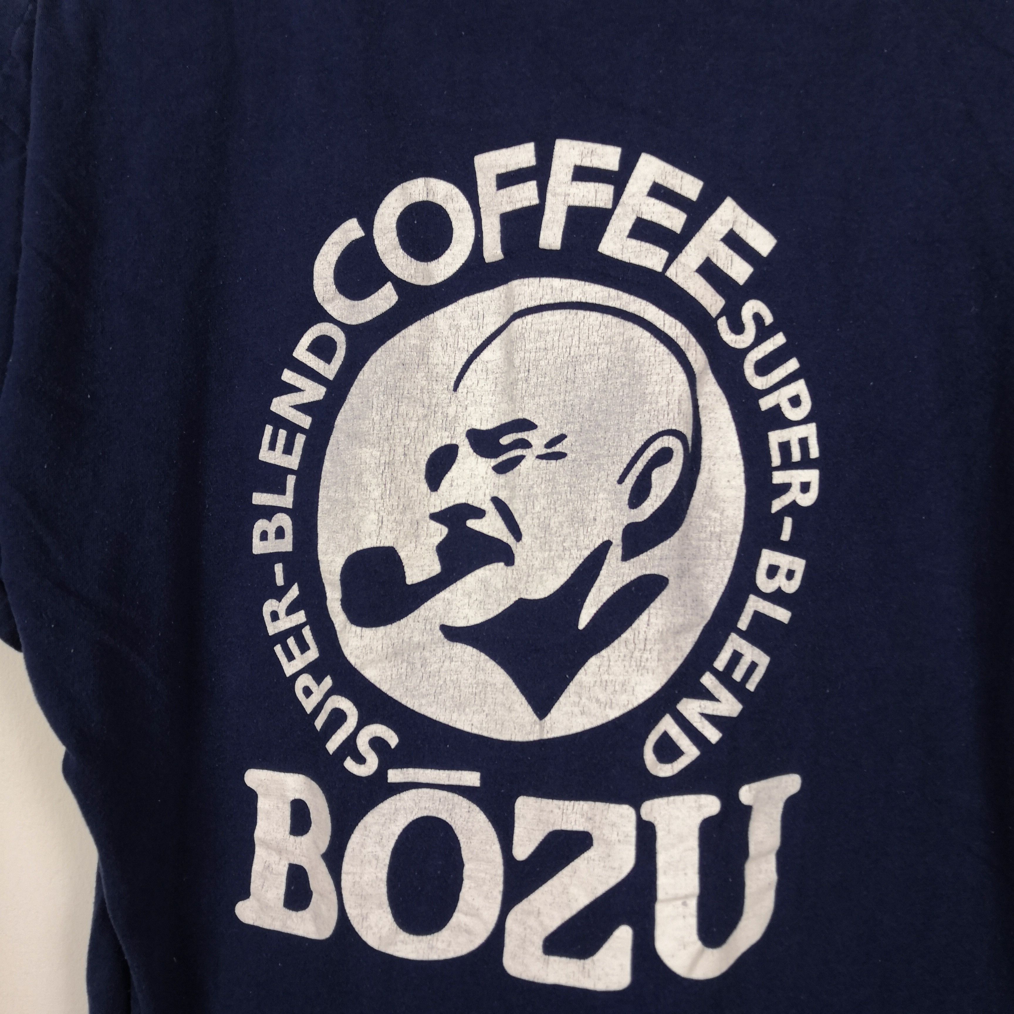Japanese Brand Vintage 90's The Bozu Coffee T-Shirt Japanese Crewneck Tees Size US M / EU 48-50 / 2 - 5 Thumbnail