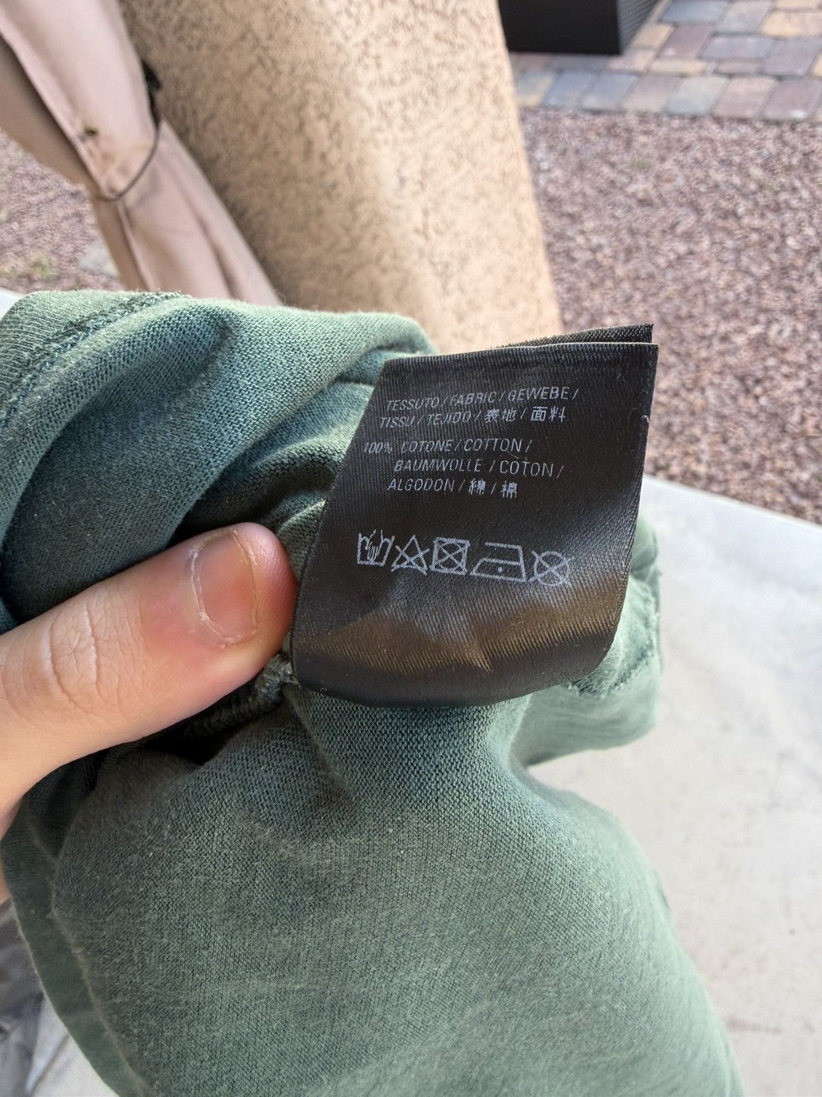 Balenciaga Balenciaga Back Logo T-Shirt – Green Medium Size US M / EU 48-50 / 2 - 7 Thumbnail