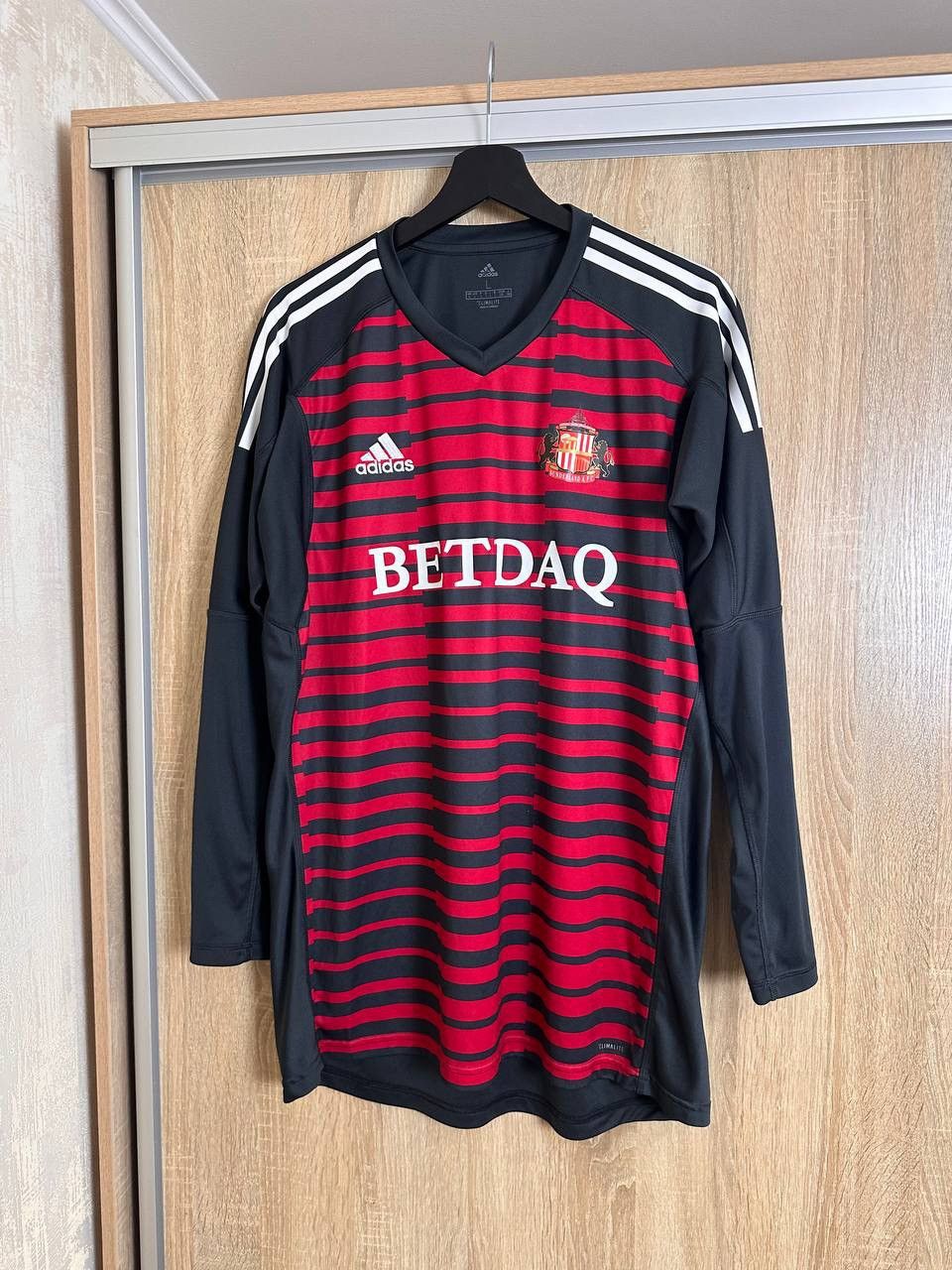 Adidas 🔥 2018 2019 Sunderland AFC Goalkeeper Jersey T Shirt Size US L / EU 52-54 / 3 - 2 Thumbnail