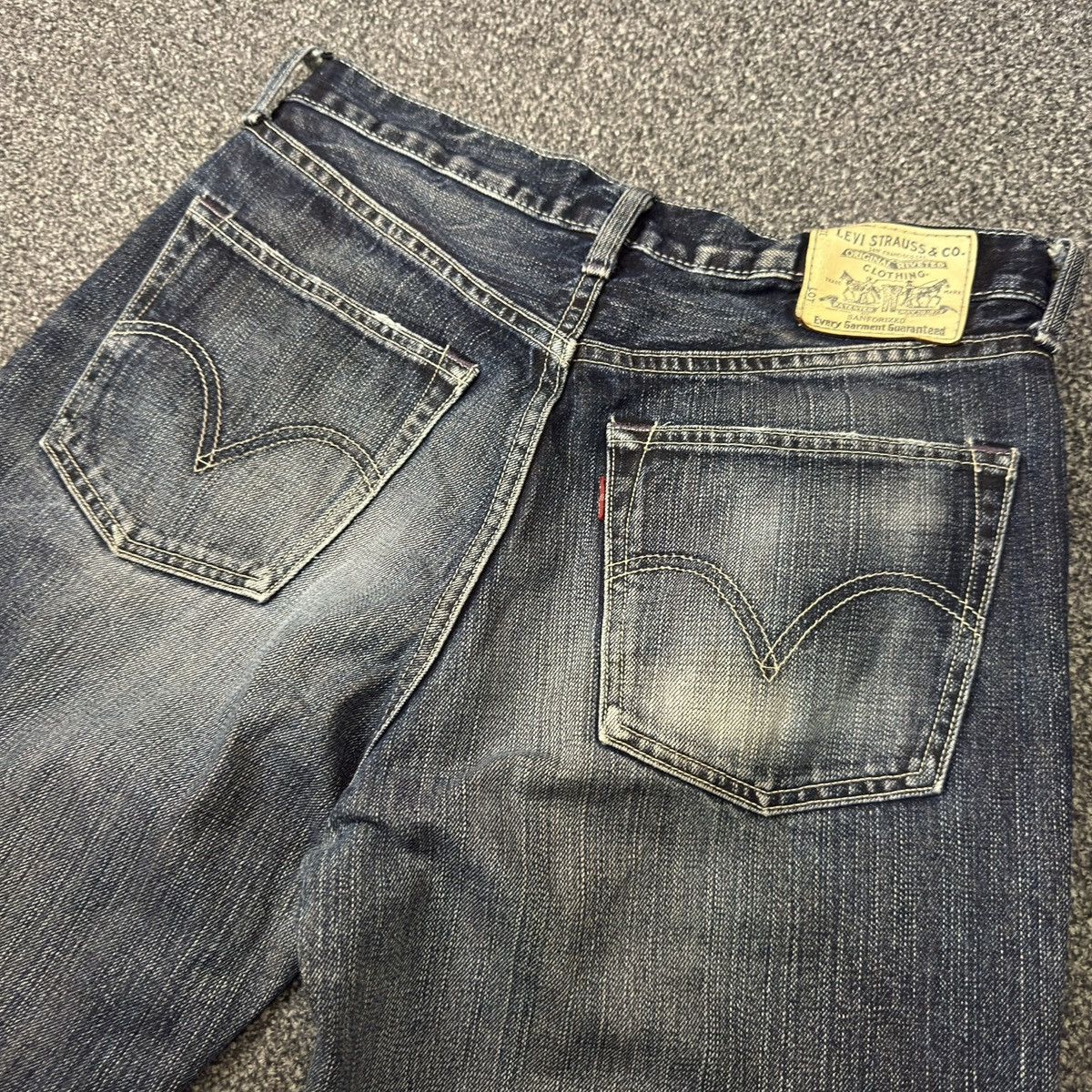 If Six Was Nine 🔥🇯🇵 Vintage 2006 Levis 502 Distressed Faded Denim W32 Size US 32 / EU 48 - 8 Thumbnail