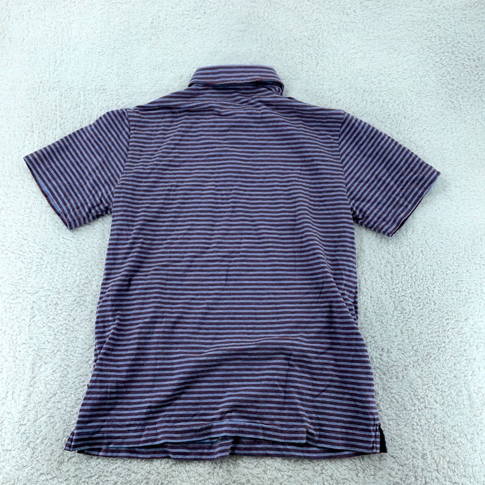 Patagonia Patagonia Polo Shirt Mens S Blue Red Striped Short Sleeve Collared Shirt Polo Knit 100% Cotton Casual Outdoor M Machine Washable Size US S / EU 44-46 / 1 - 6 Thumbnail