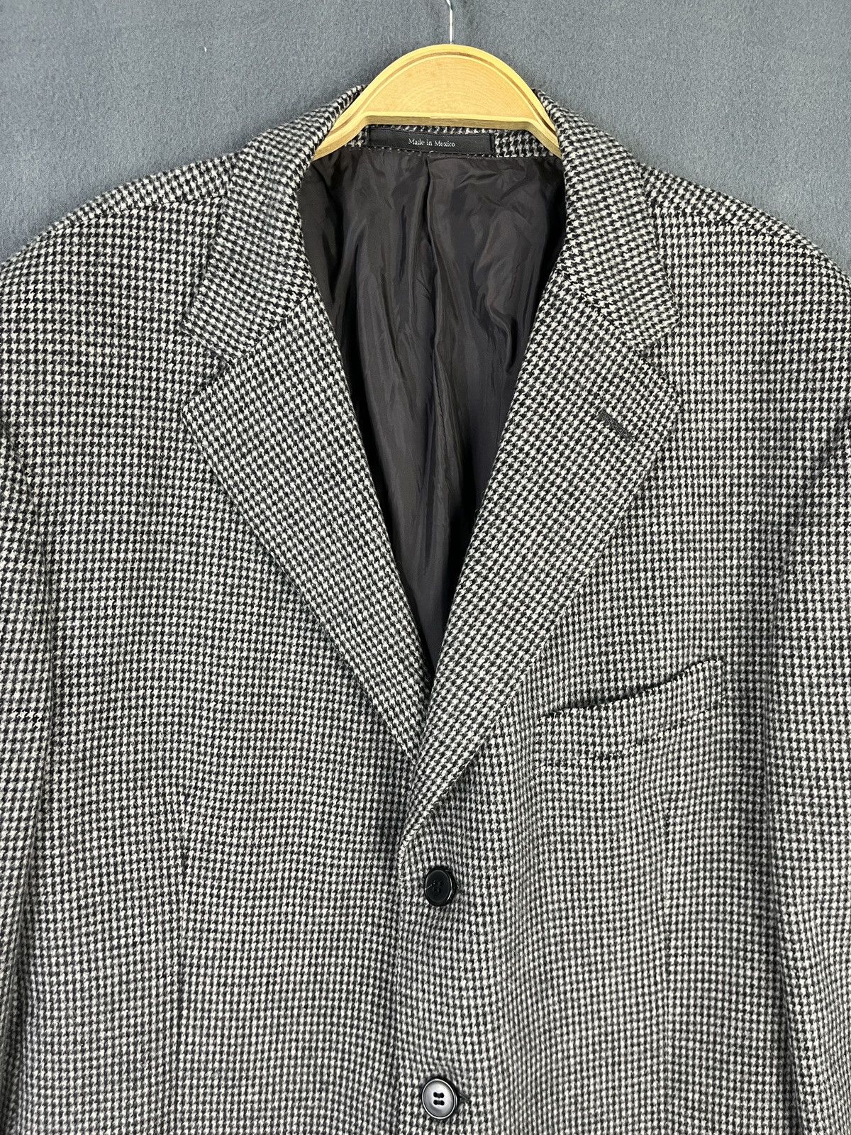 Ermenegildo Zegna × Z Zegna Z Zegna City Checkered Coat Wool Blazer Size 44R - 3 Thumbnail