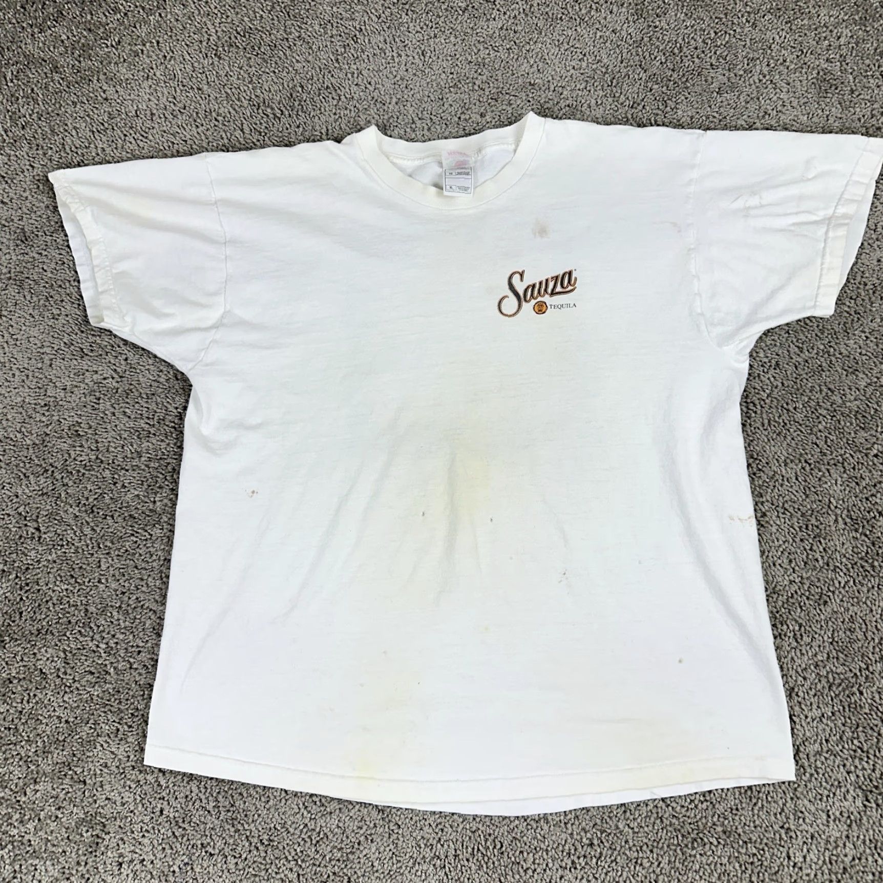 Fruit Of The Loom VTG Sauza Tequila Shirt Mens XL Celebrate Summer Margarita Graphic Advertising Shirt Size US XL / EU 56 / 4 - 7 Thumbnail