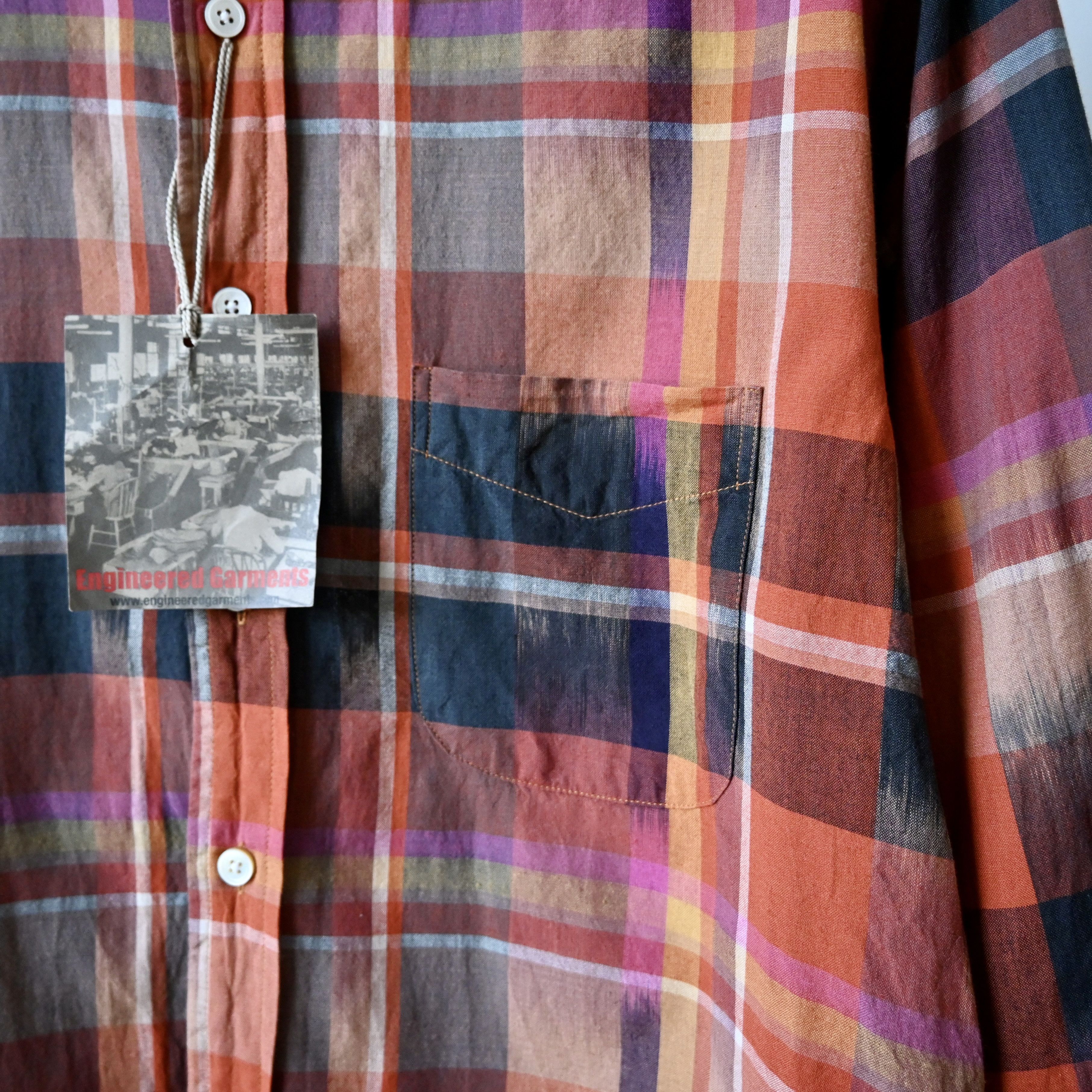 Engineered Garments MINT, Engineered Garments "19th Century Shirt" ikat plaid Size US M / EU 48-50 / 2 - 10 Thumbnail