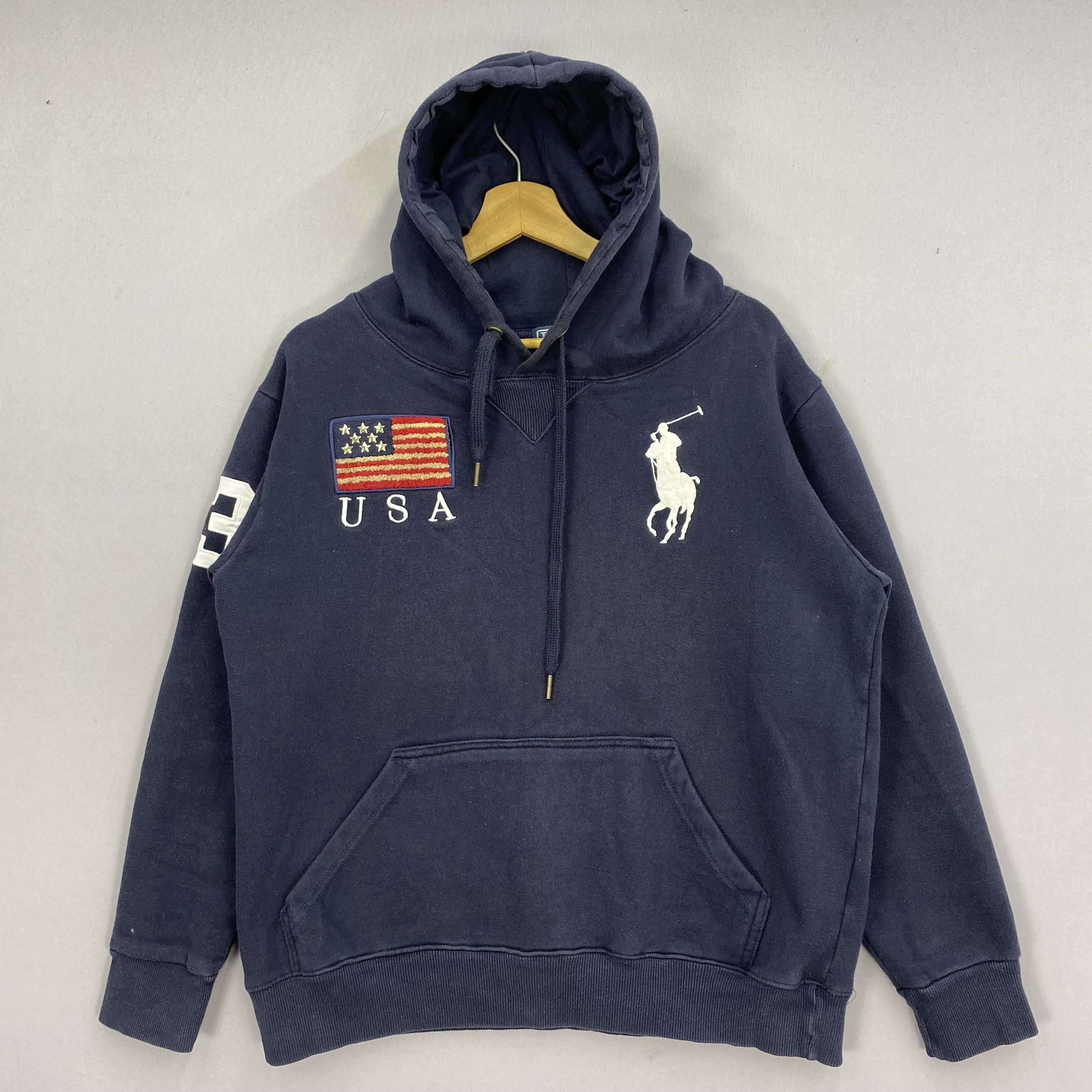 Polo Ralph Lauren Vintage 90s Polo Ralph Lauren Sweater Hoodie Sweatshirt Size US M / EU 48-50 / 2 - 1 Thumbnail