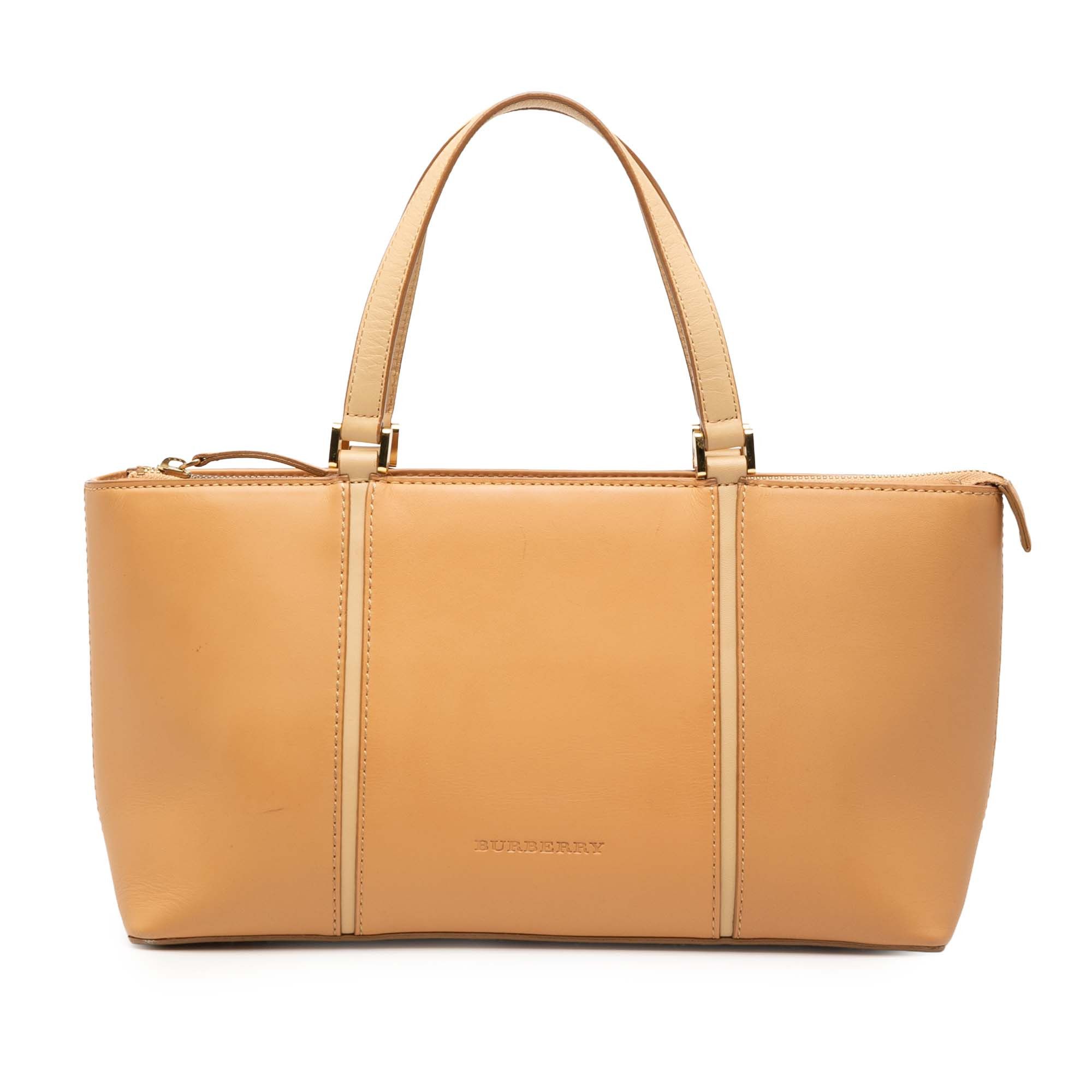 Burberry Leather Tote Size ONE SIZE - 1 Thumbnail