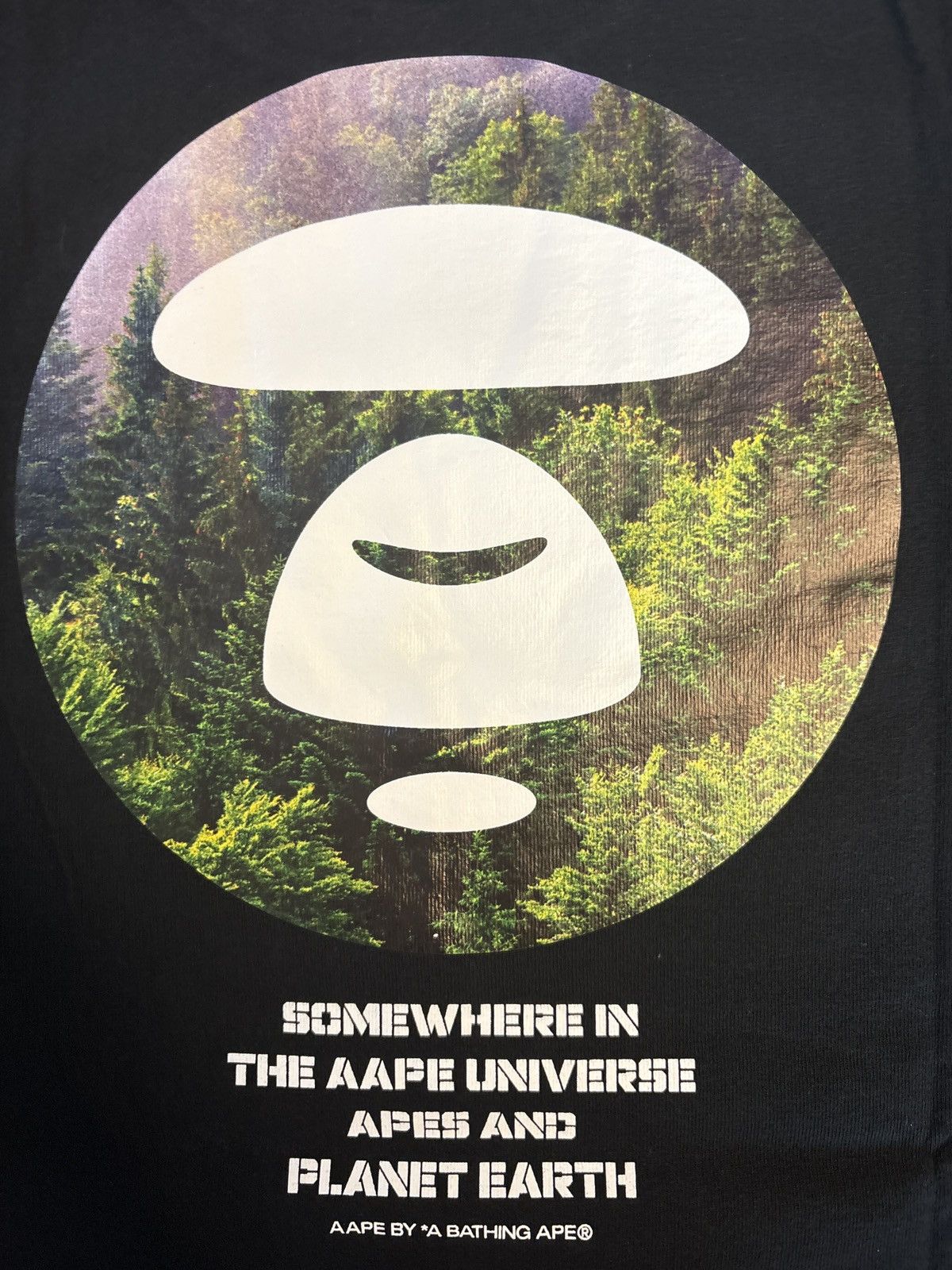Aape × Bape × Japanese Brand Aape by a bathing ape planet earth tee Size US S / EU 44-46 / 1 - 8 Thumbnail