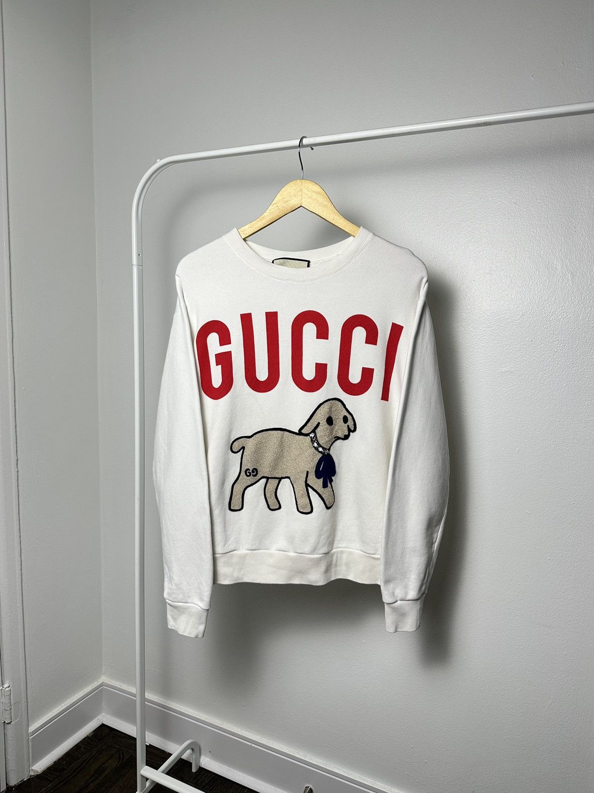 Gucci sheep hoodie hotsell