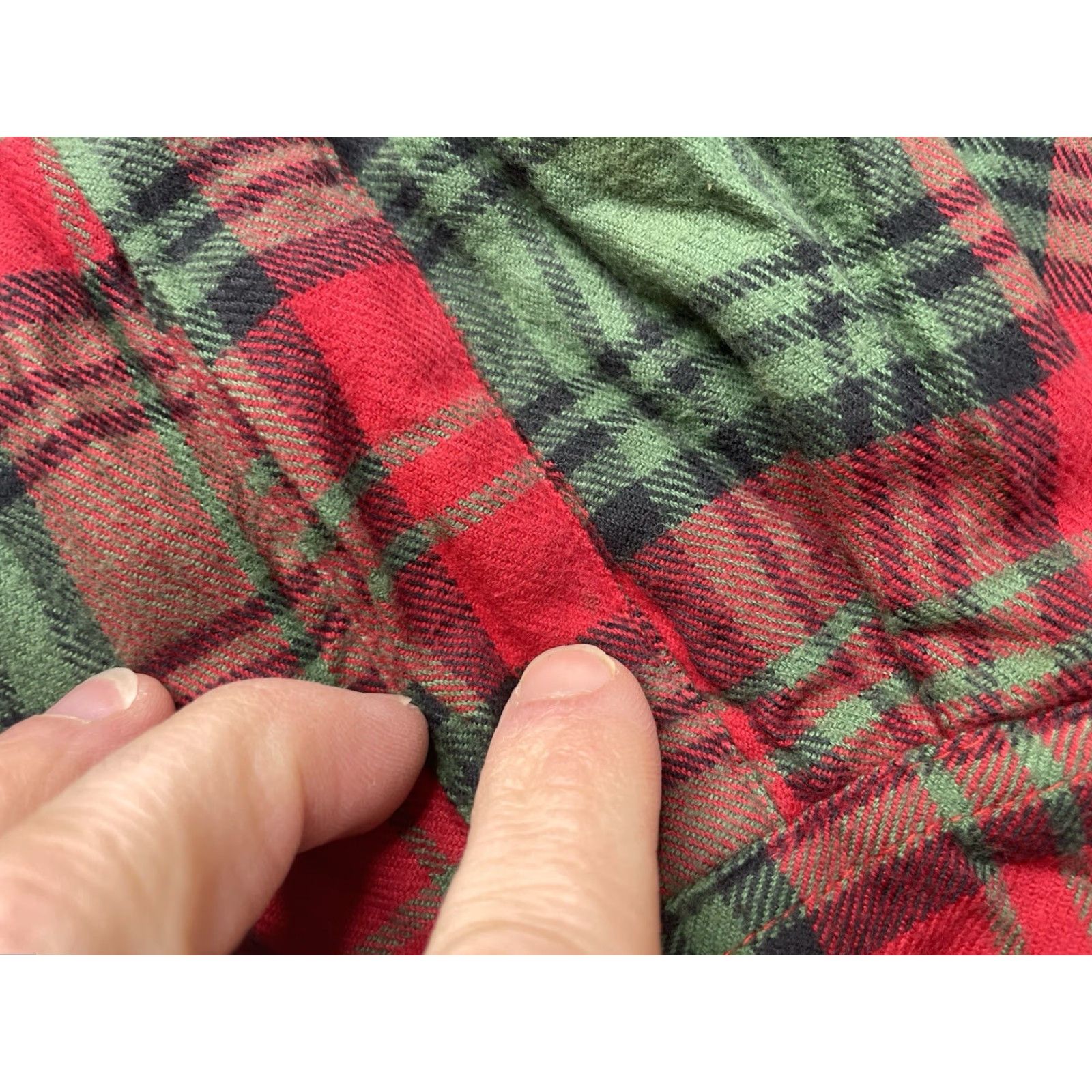 Vintage VINTAGE LL Bean Shirt Mens Medium Fleece Lined Flannel Button Up Shacket Traditional Fit Size US M / EU 48-50 / 2 - 2 Thumbnail