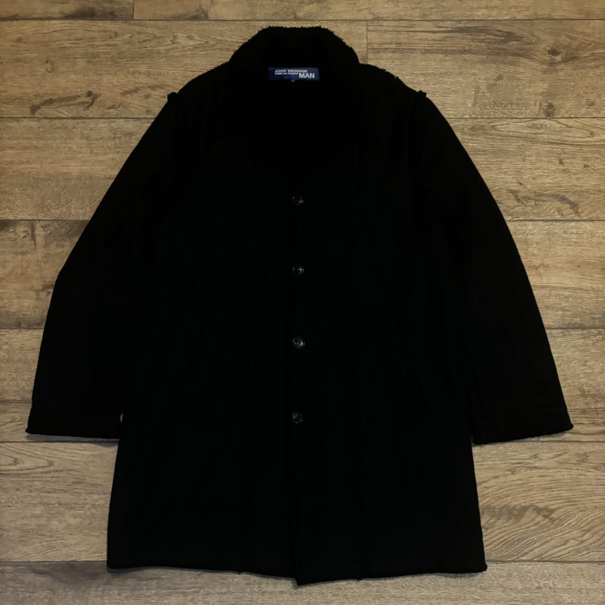 Comme des Garcons Junya Watanabe Comme Des Garçons AD 2003 Wool Blend Longcoat Size US M / EU 48-50 / 2 - 1 Thumbnail