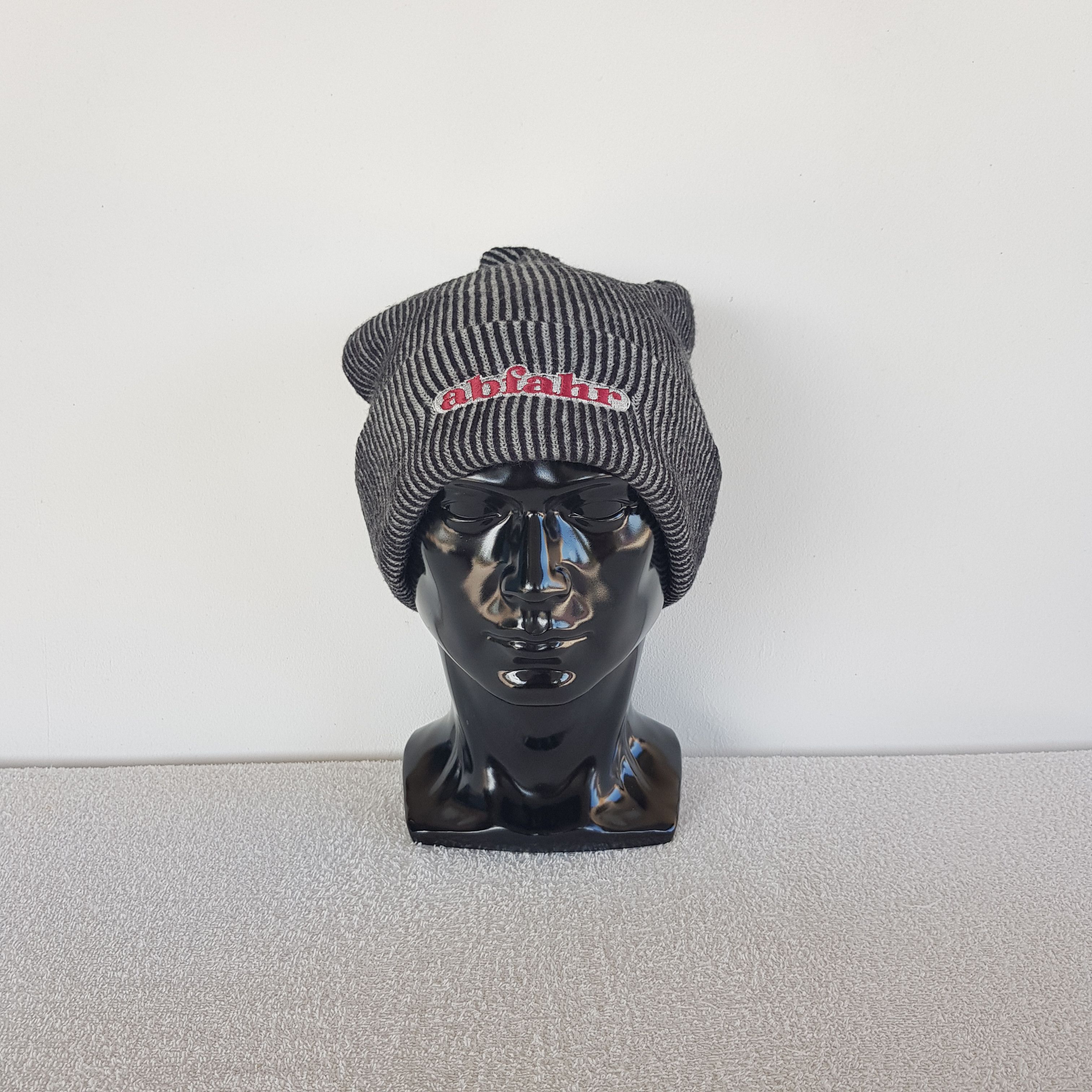 Japanese Brand × Vintage Vintage Abfahr Beanie Ribbed Knit Snow Caps Hats. Size ONE SIZE - 1 Thumbnail