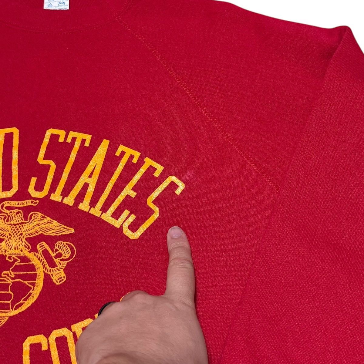 Vintage Vintage 80s United States Marines Corps Sweatshirt Adult XL Size US XL / EU 56 / 4 - 3 Thumbnail