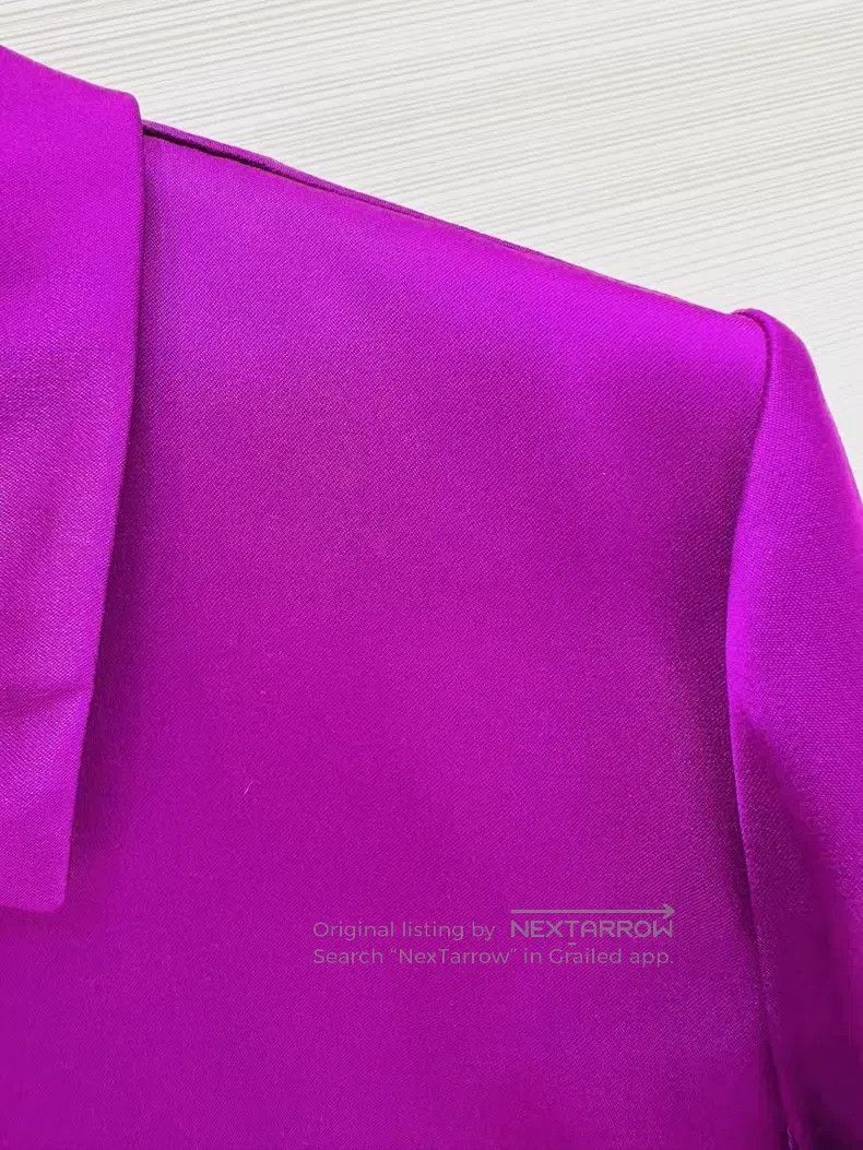 Chanel Chanel Purple silk gemstone button shirt Size XS / US 0-2 / IT 36-38 - 6 Thumbnail